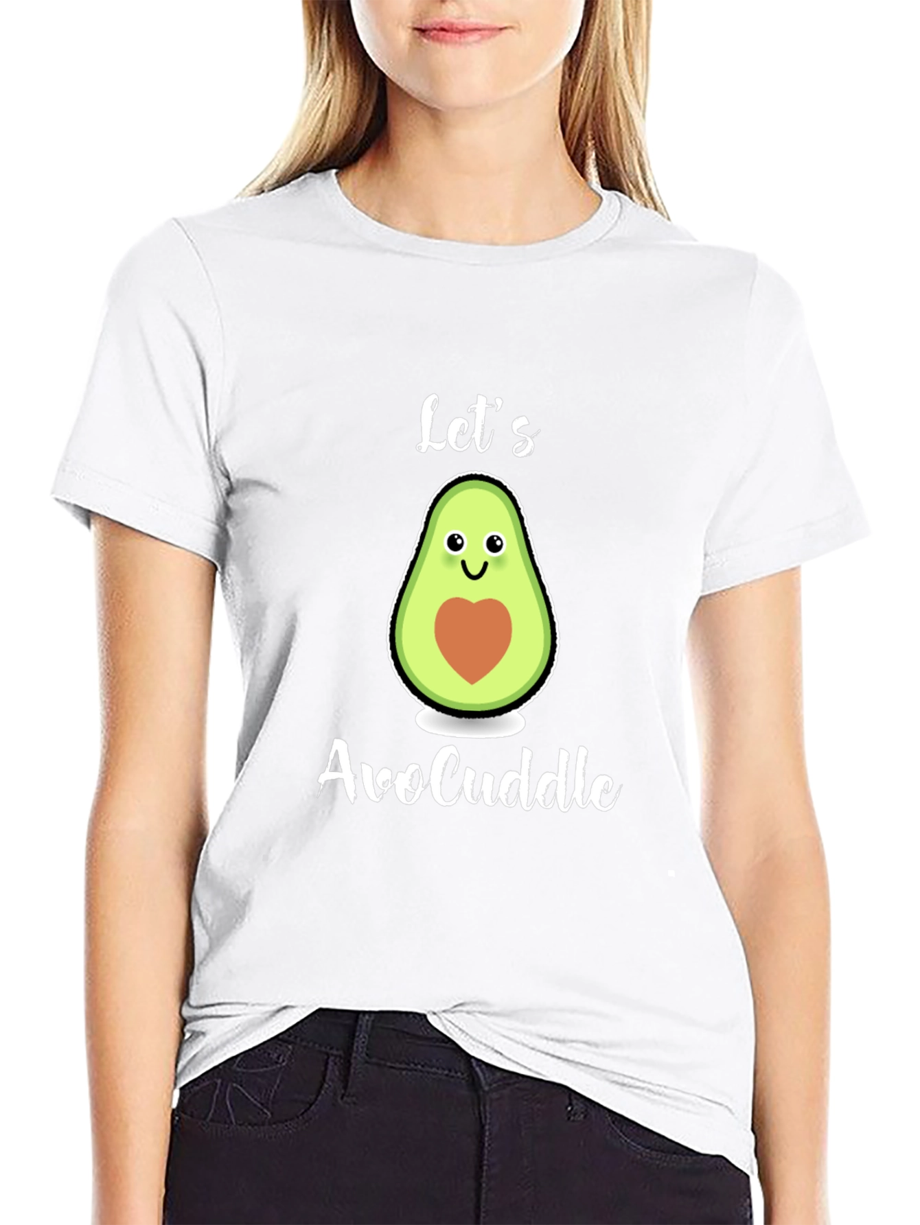 Lets AvoCuddle T-Shirt: Cute Avocado Graphic Tee