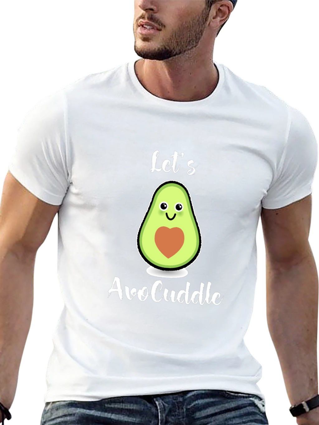 Lets AvoCuddle T-Shirt: Cute Avocado Graphic Tee