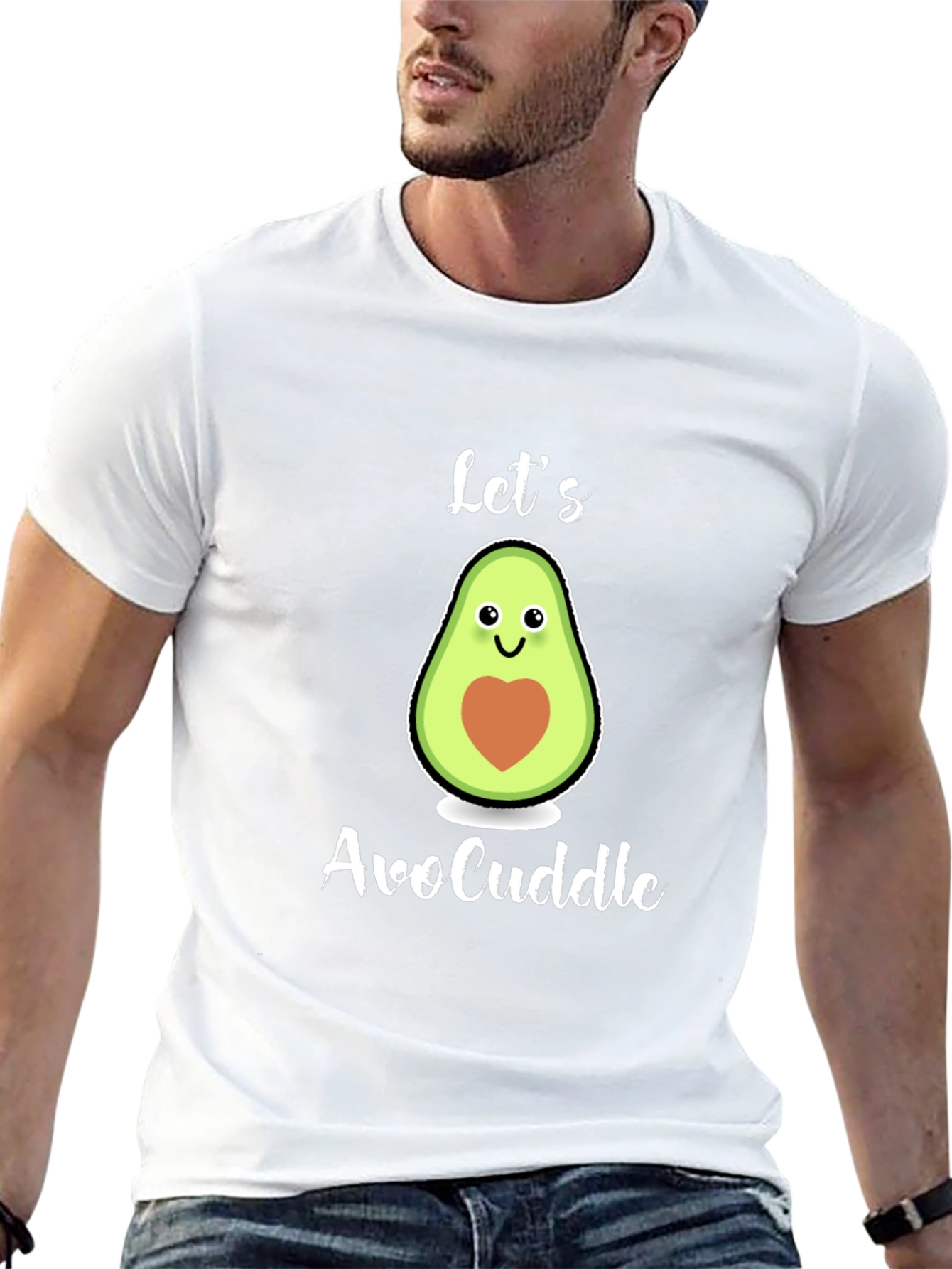 Lets AvoCuddle T-Shirt: Cute Avocado Graphic Tee