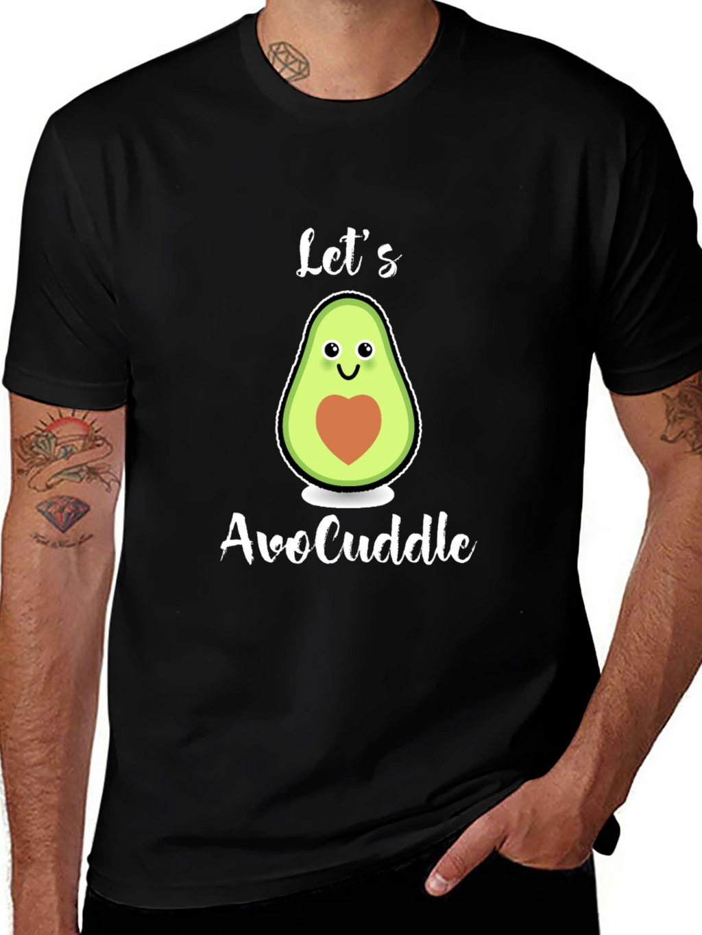 Lets AvoCuddle T-Shirt: Cute Avocado Graphic Tee