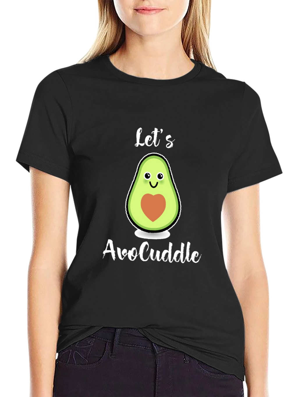 Lets AvoCuddle T-Shirt: Cute Avocado Graphic Tee