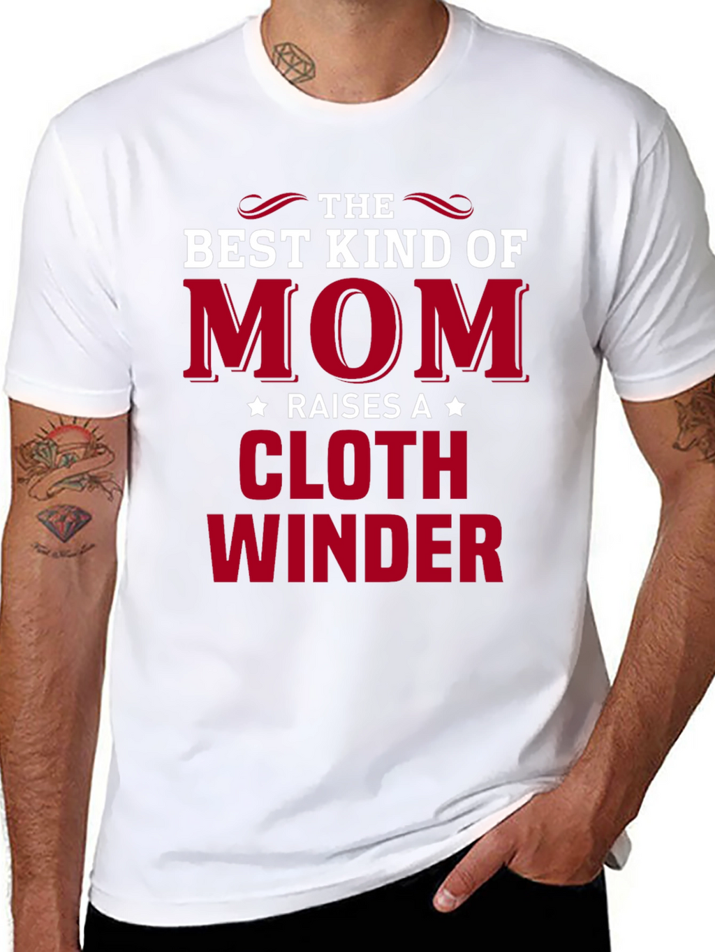 Mom Raises A Cloth Winder T-Shirt