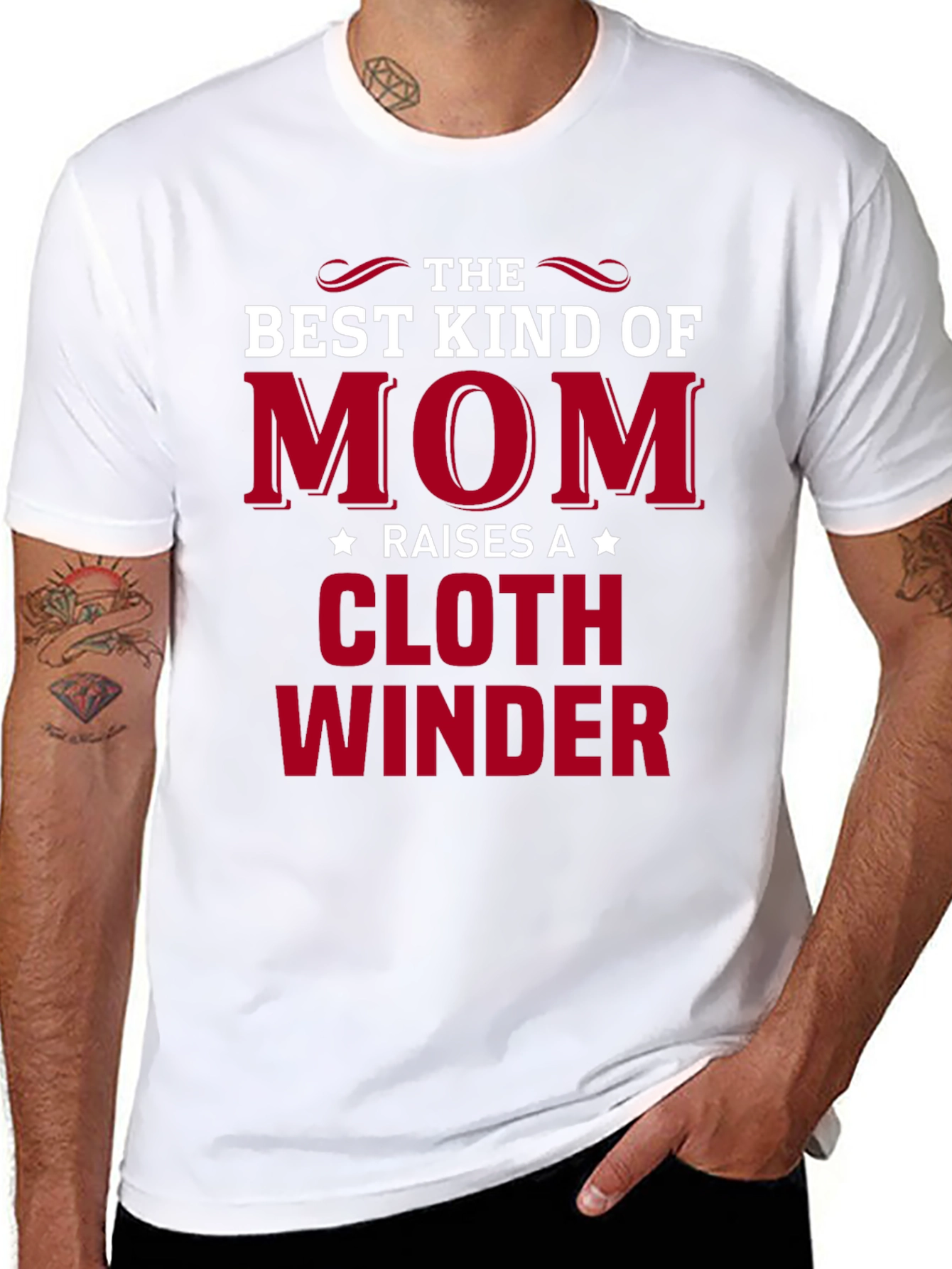 Mom Raises A Cloth Winder T-Shirt