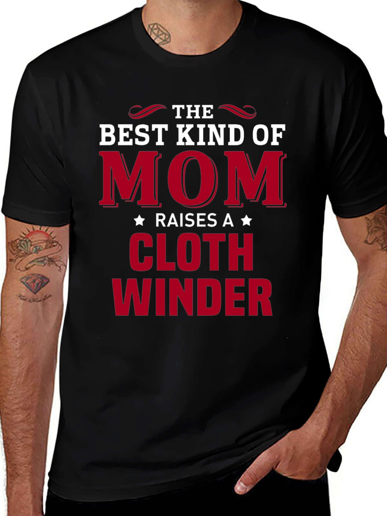 Mom Raises A Cloth Winder T-Shirt
