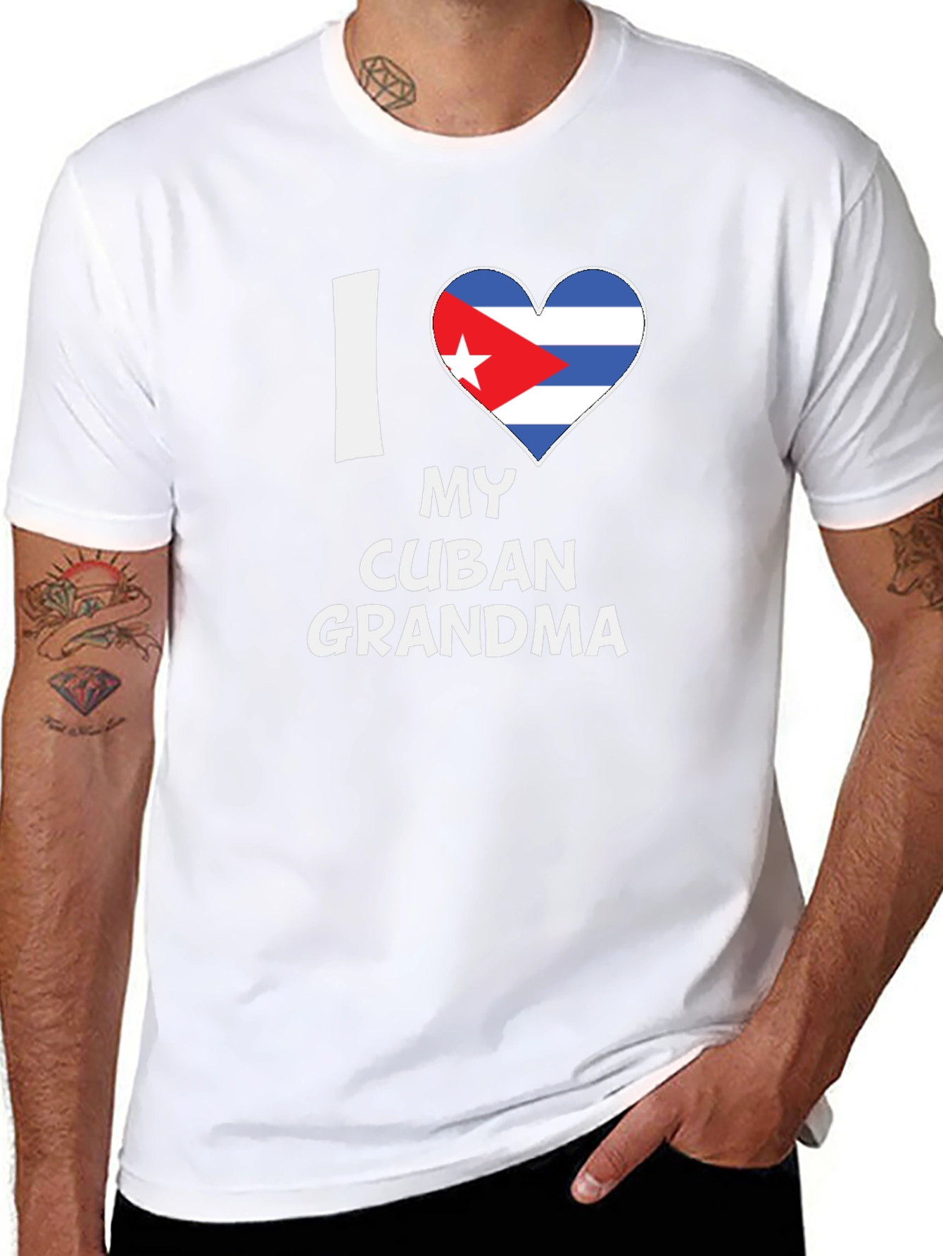 I Love My Cuban Grandma - Novelty T-Shirt