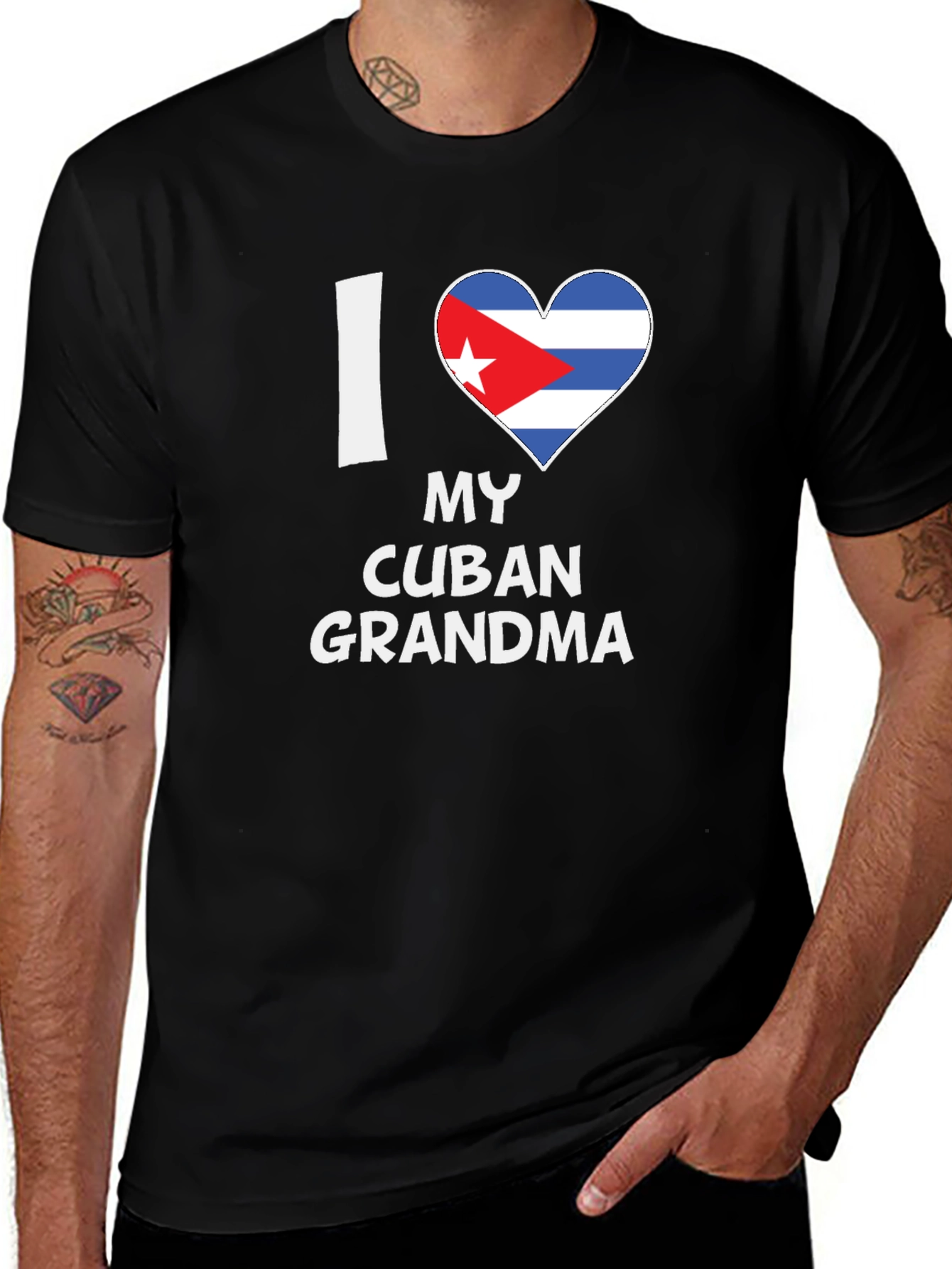 I Love My Cuban Grandma - Novelty T-Shirt