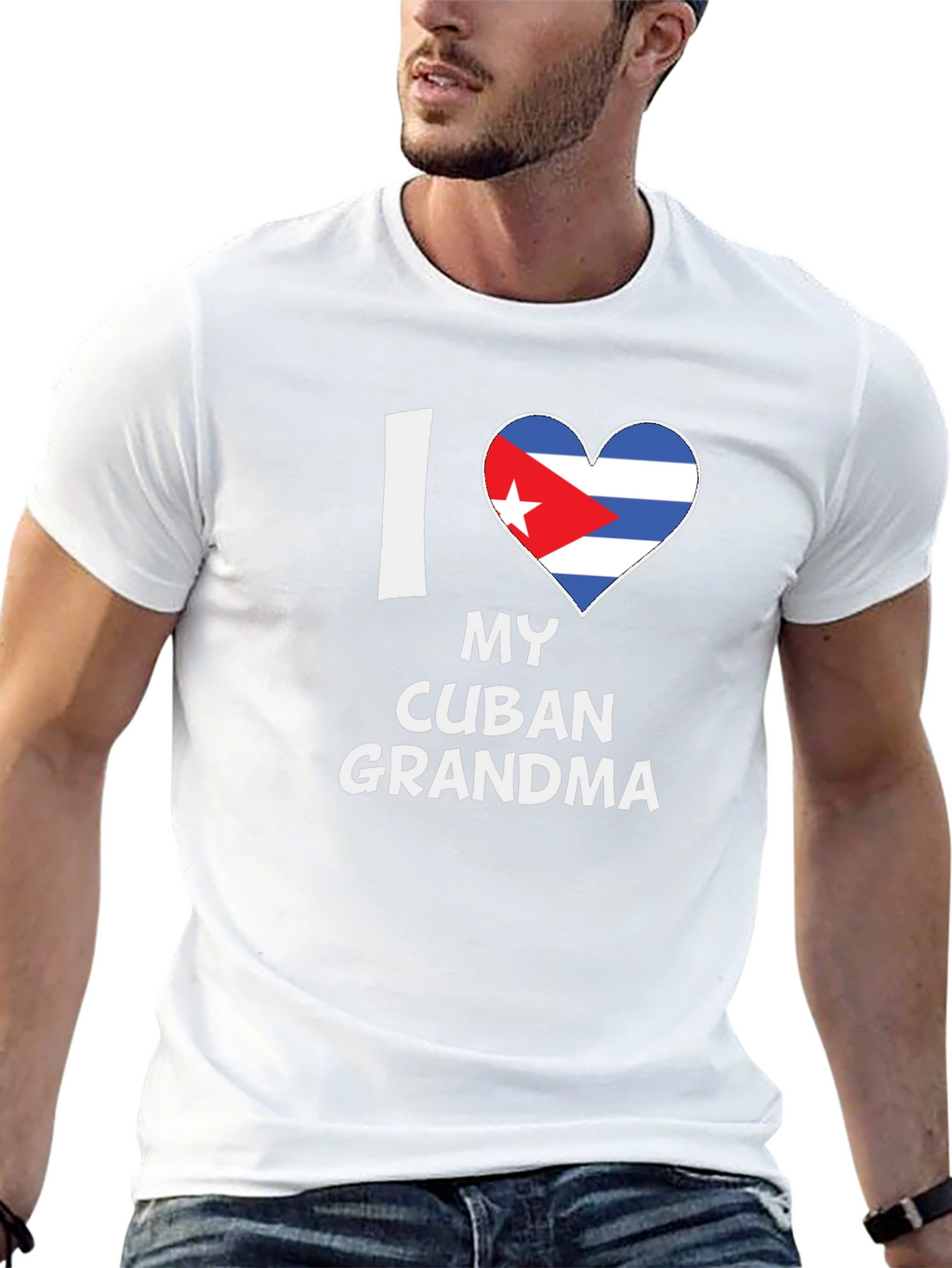I Love My Cuban Grandma - Novelty T-Shirt