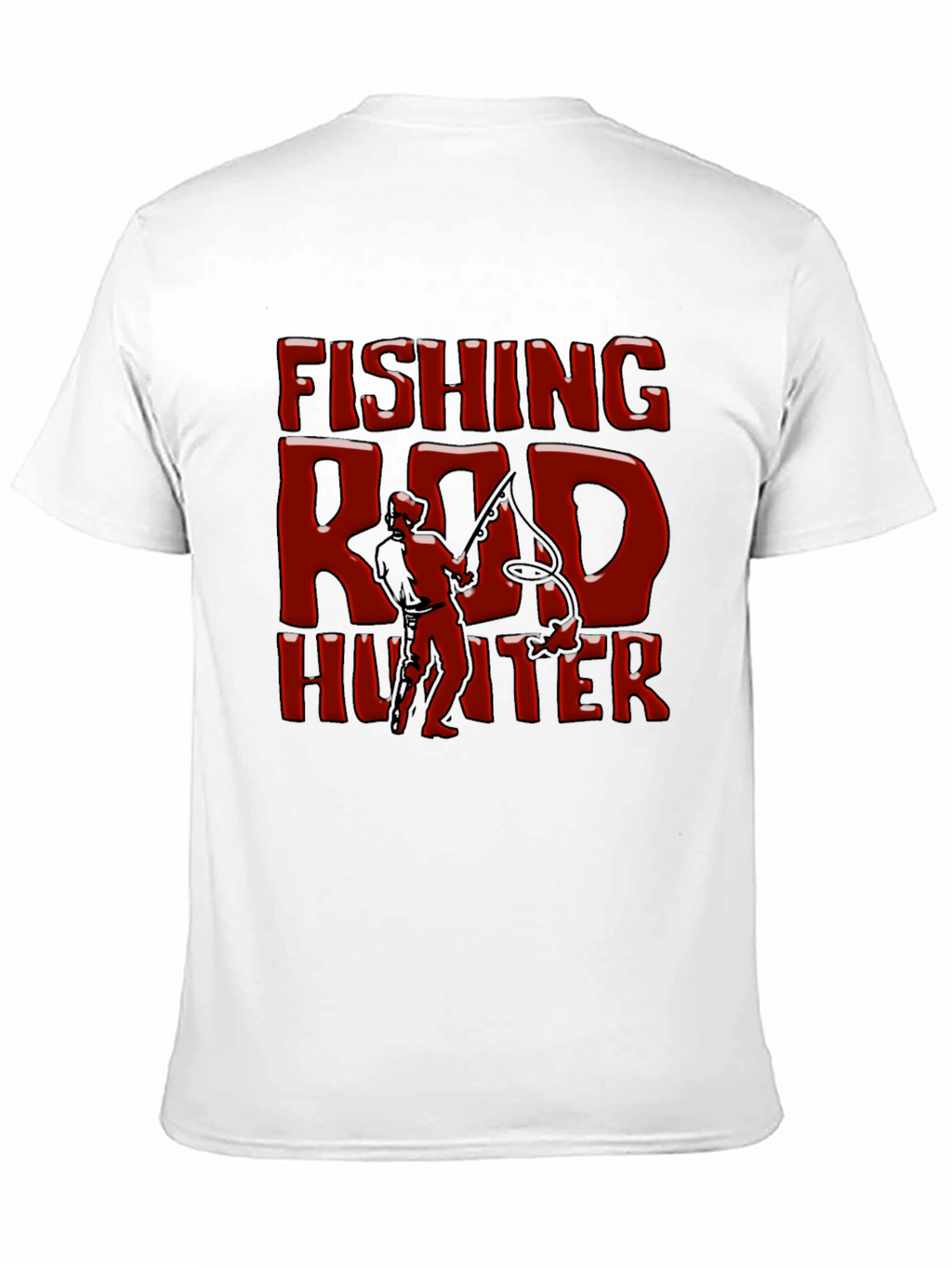 Fishing Rod Hunter Graphic T-Shirt