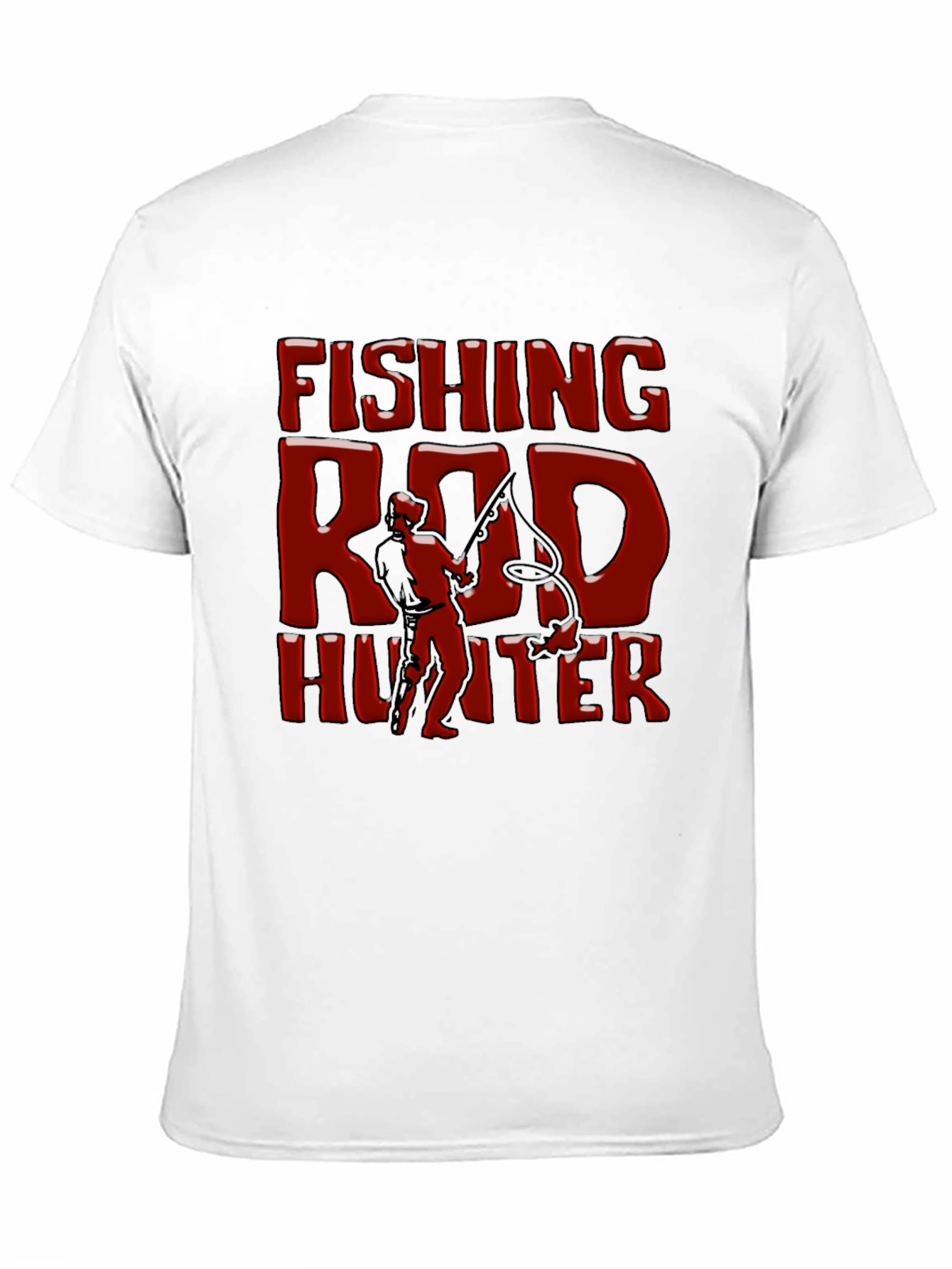 Fishing Rod Hunter Graphic T-Shirt