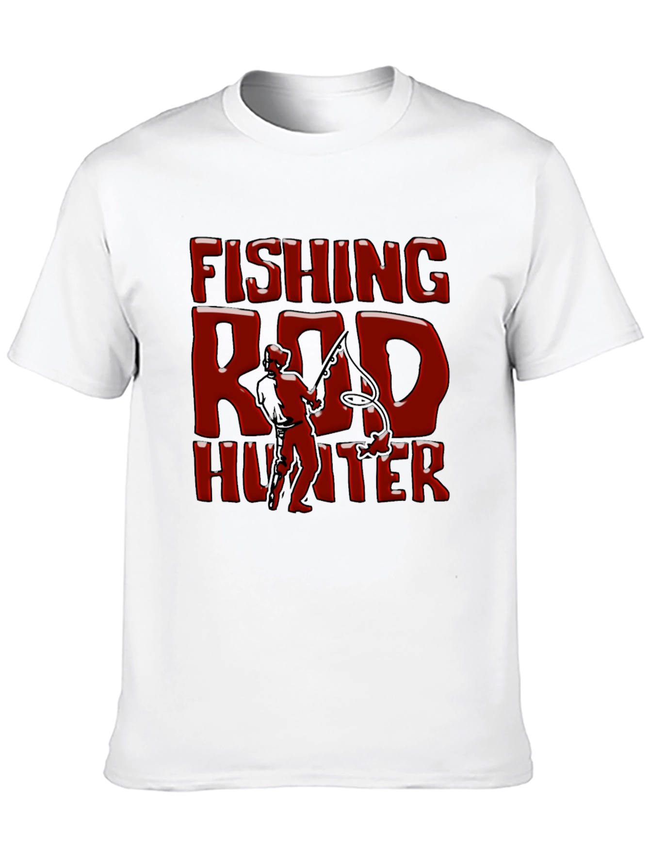 Fishing Rod Hunter Graphic T-Shirt
