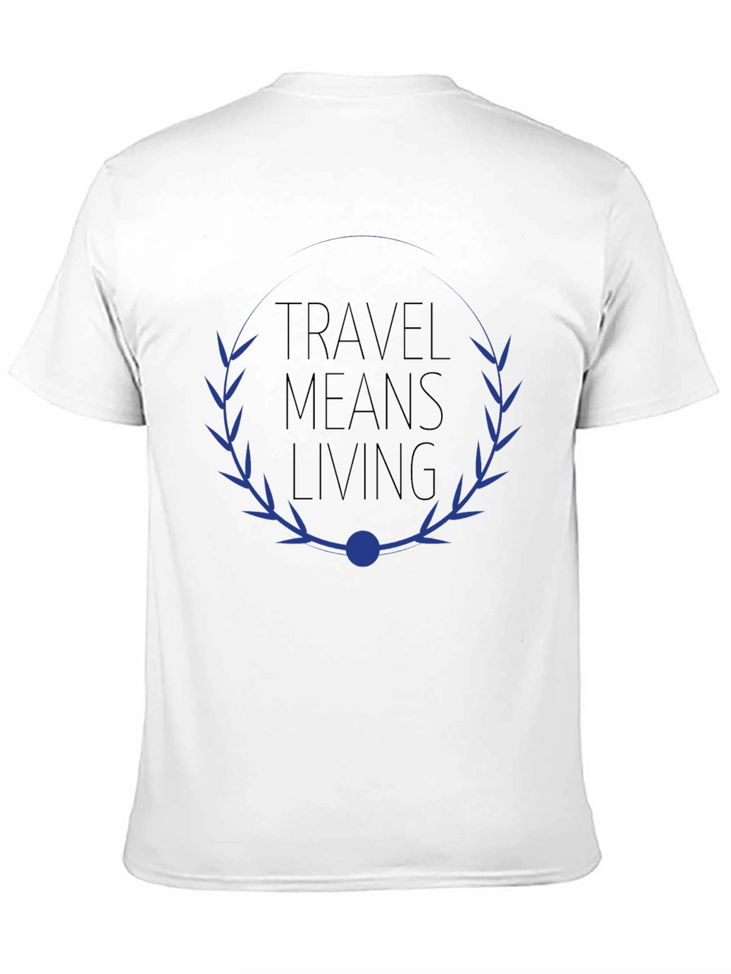Travel Means Living Graphic Tee - Black
