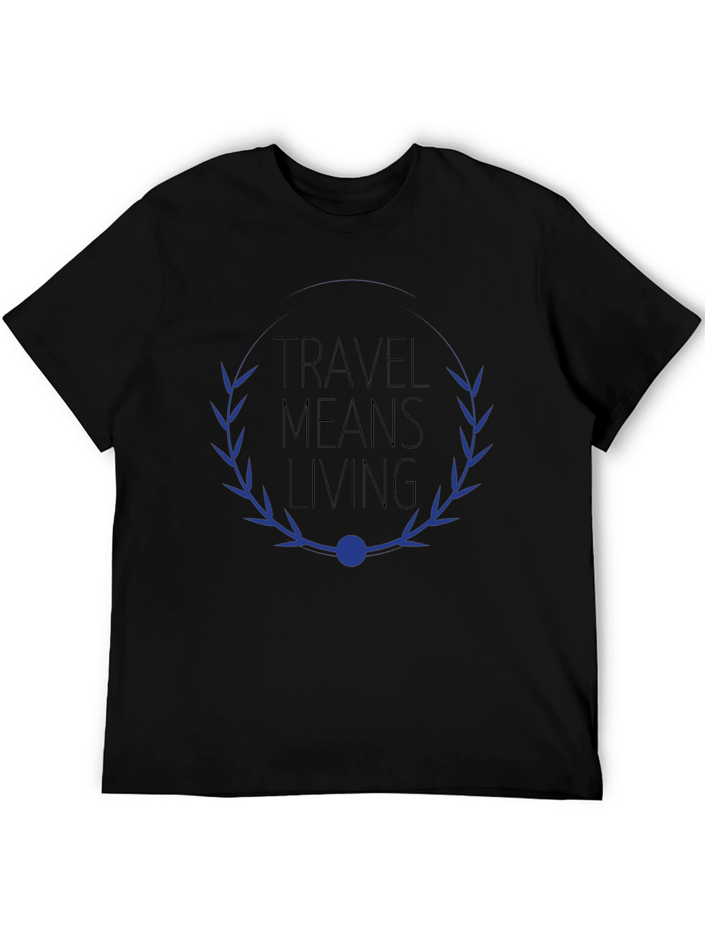 Travel Means Living Graphic Tee - Black