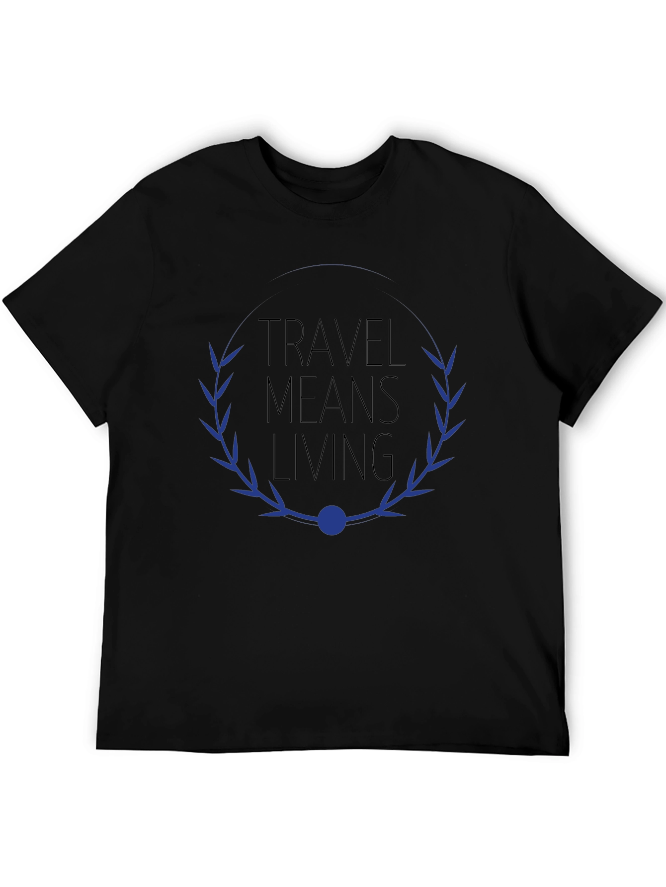 Travel Means Living Graphic Tee - Black