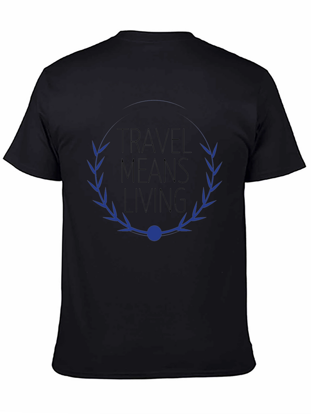Travel Means Living Graphic Tee - Black