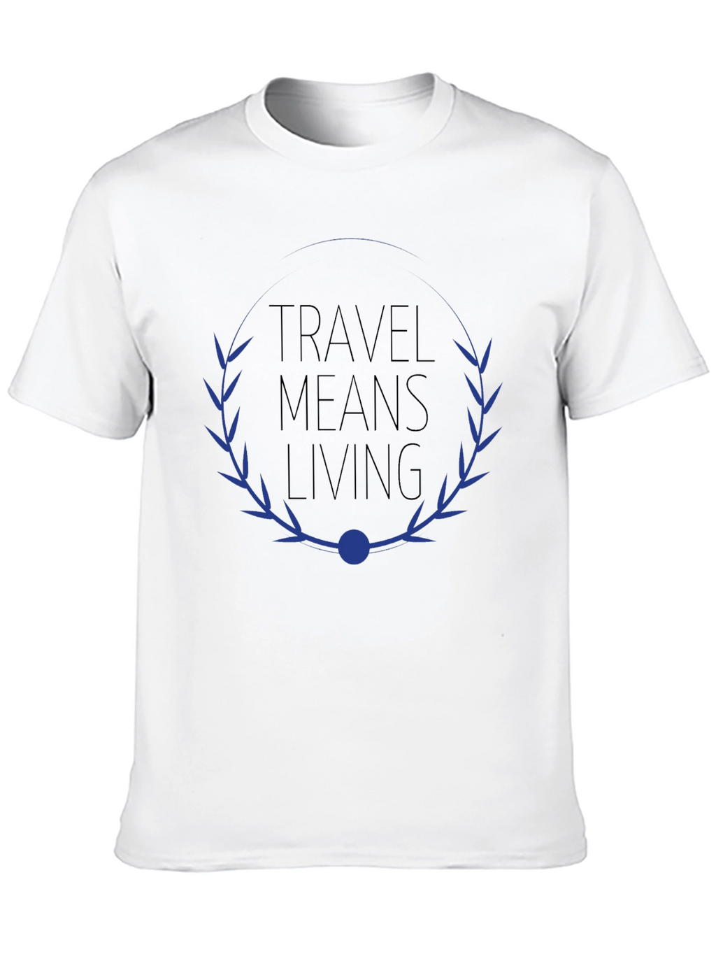 Travel Means Living Graphic Tee - Black