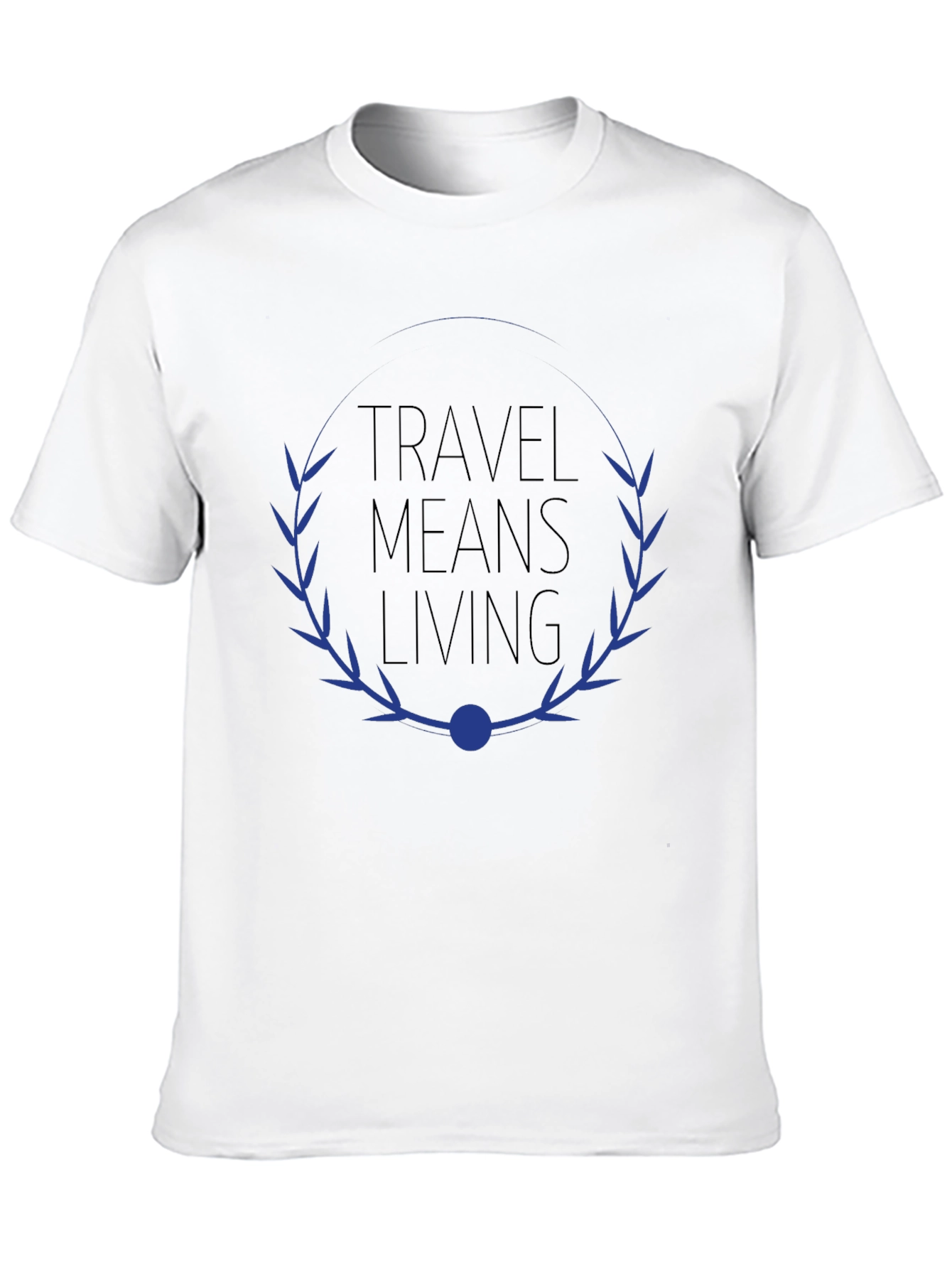 Travel Means Living Graphic Tee - Black