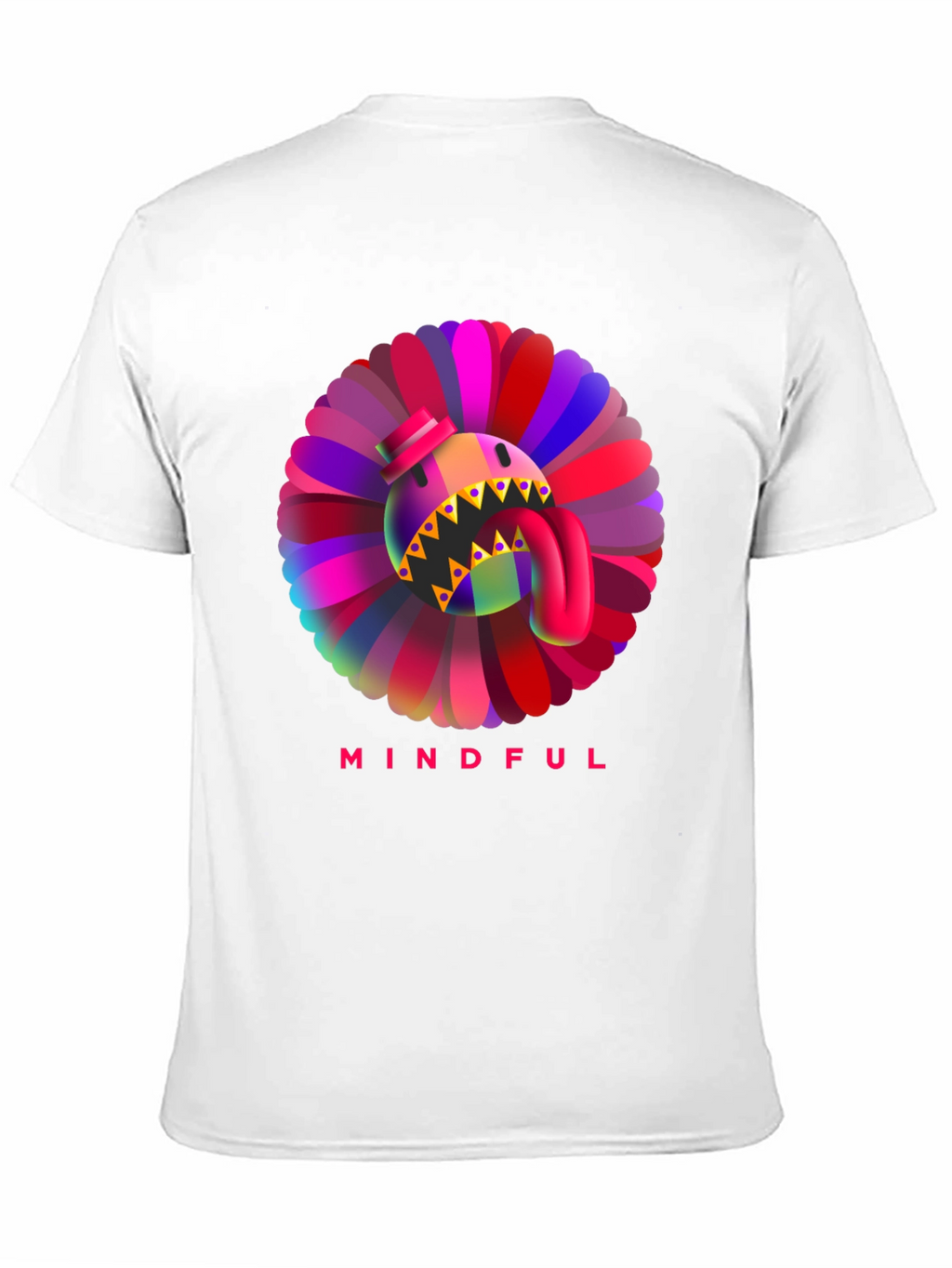 Mindful Monster Graphic Black T-Shirt