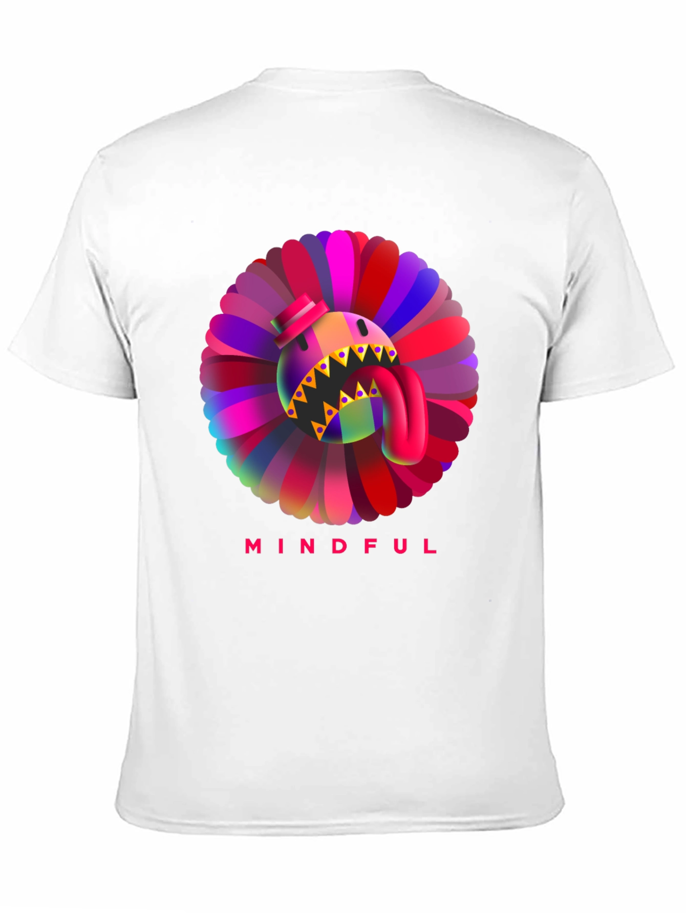 Mindful Monster Graphic Black T-Shirt