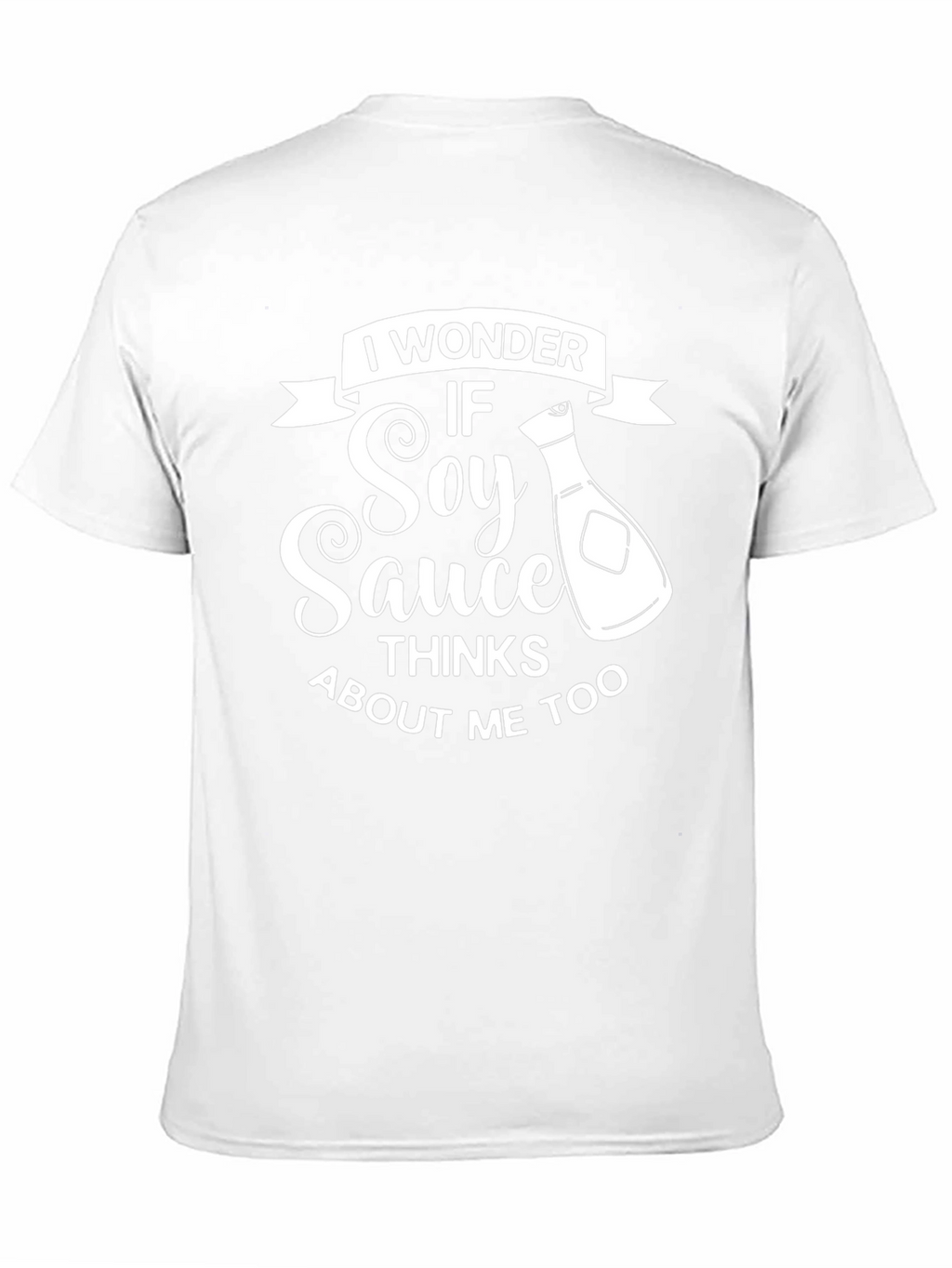 Soy Sauce Thinks About Me Too Black T-Shirt
