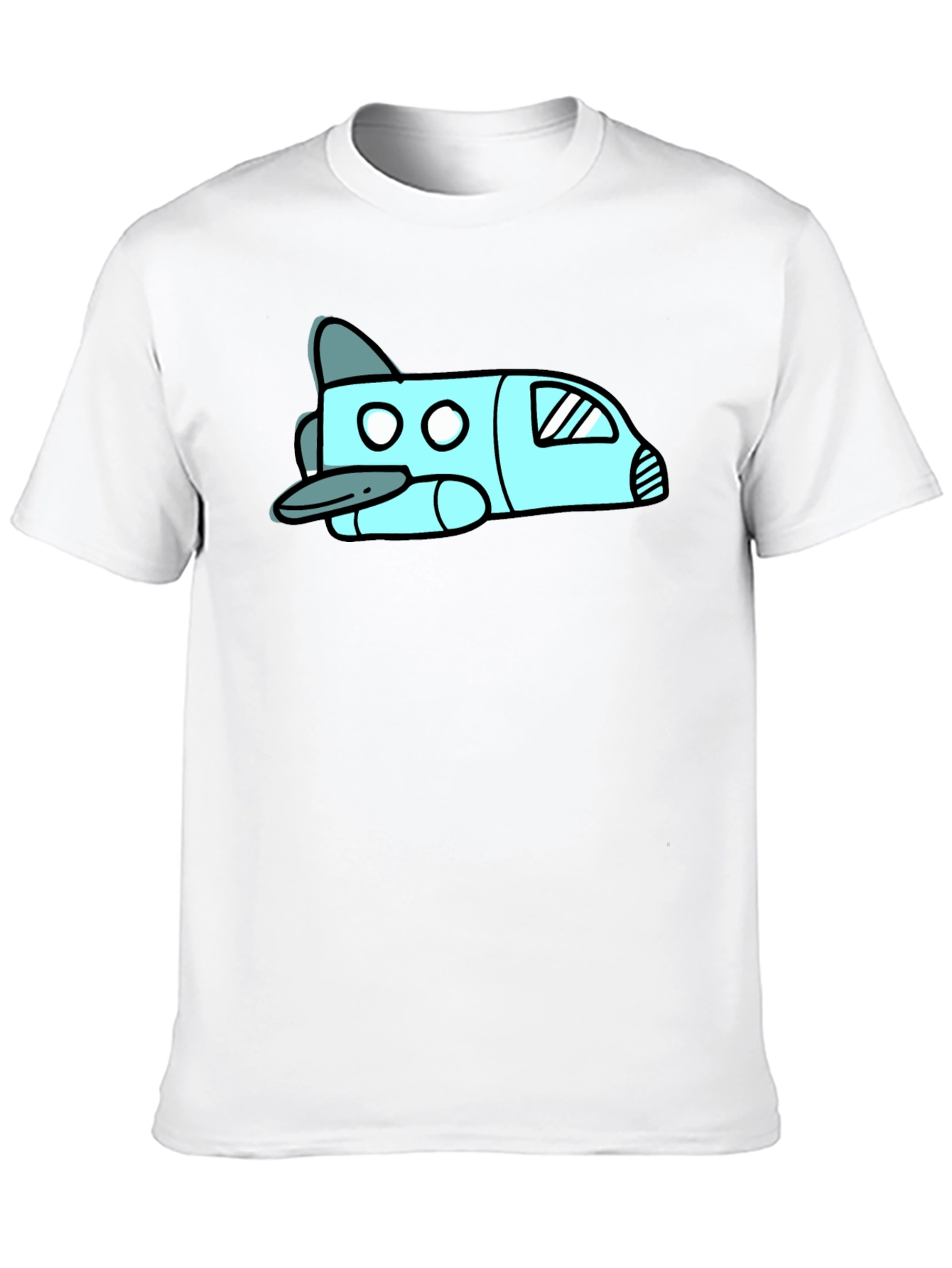 Futuristic Space Shuttle Graphic Tee