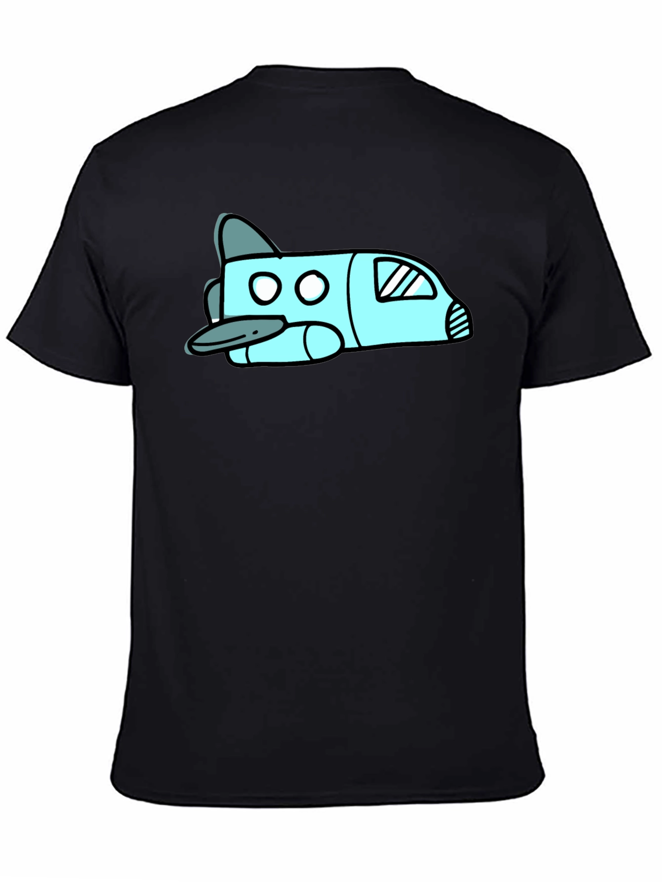 Futuristic Space Shuttle Graphic Tee