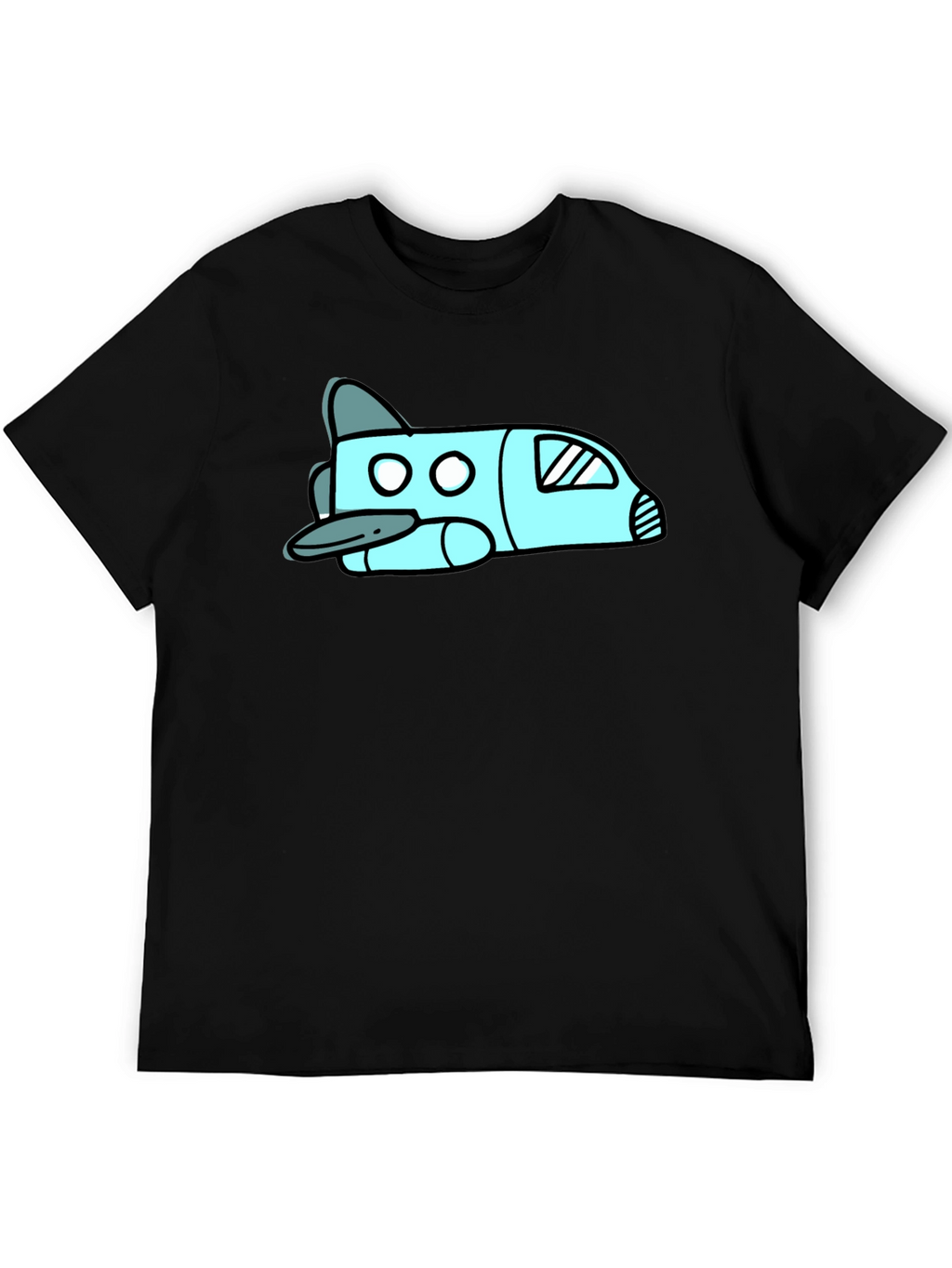 Futuristic Space Shuttle Graphic Tee