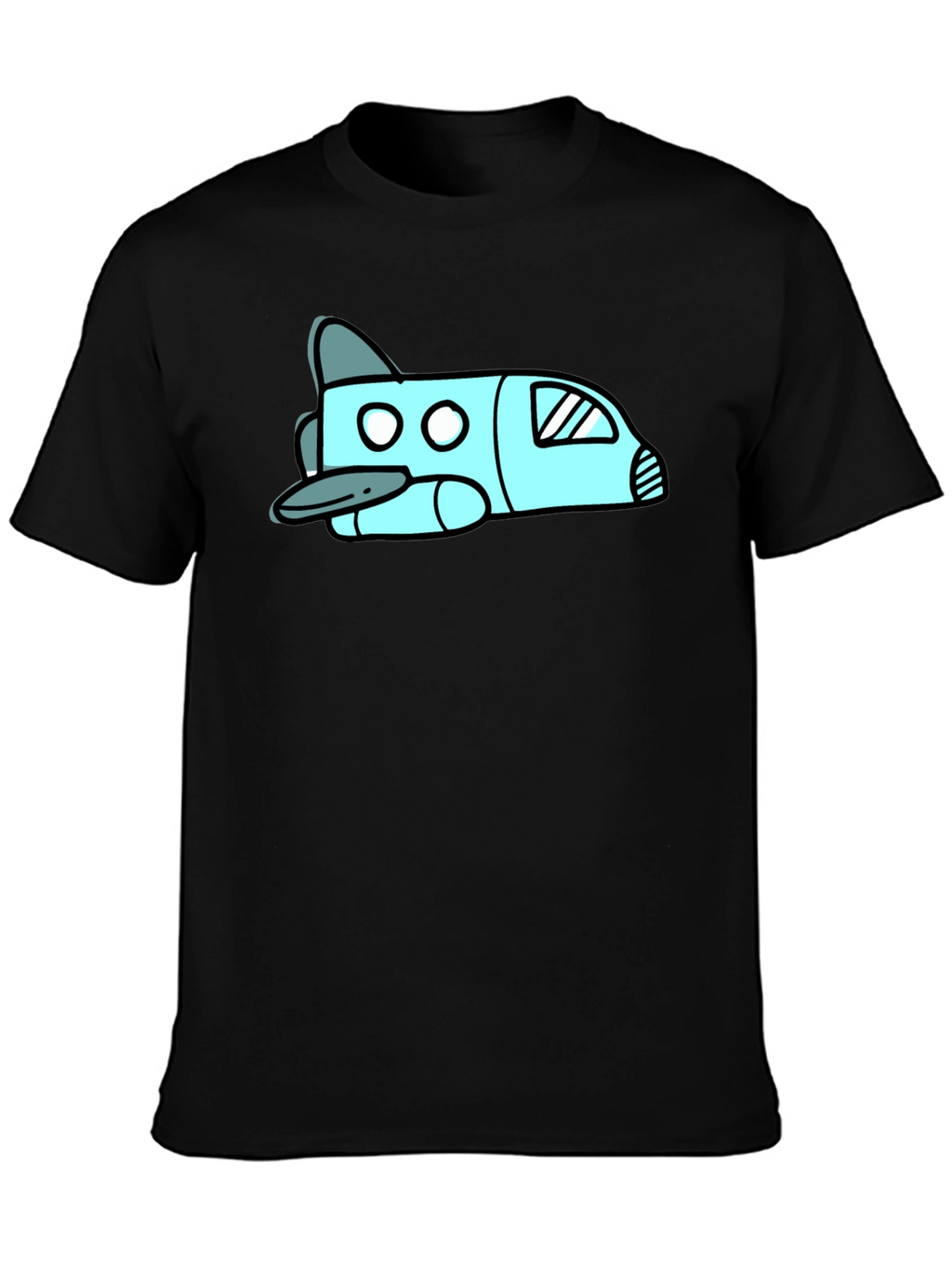 Futuristic Space Shuttle Graphic Tee