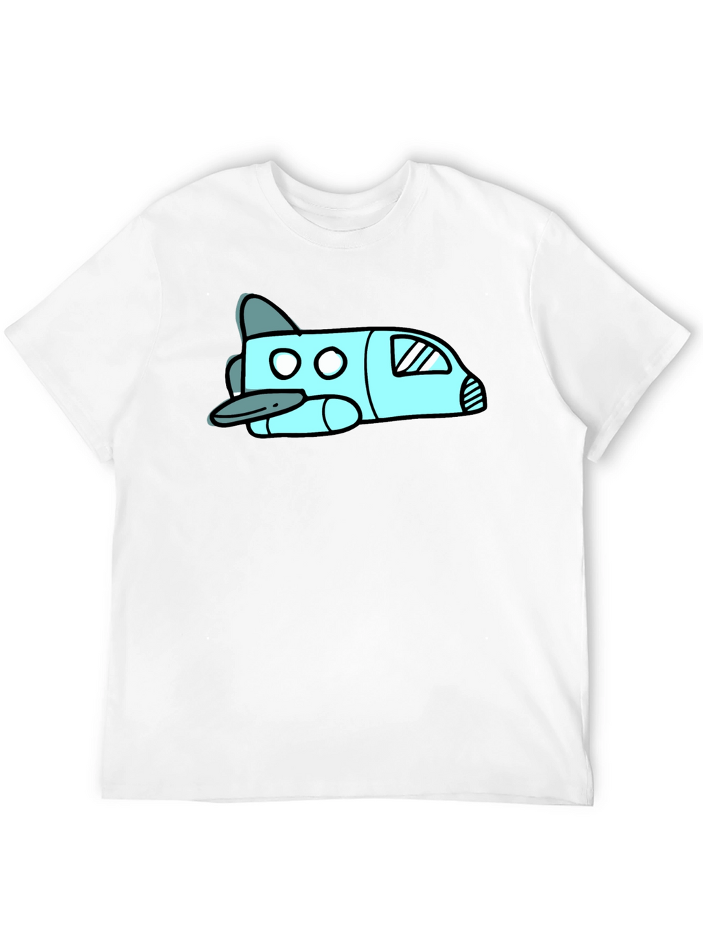 Futuristic Space Shuttle Graphic Tee