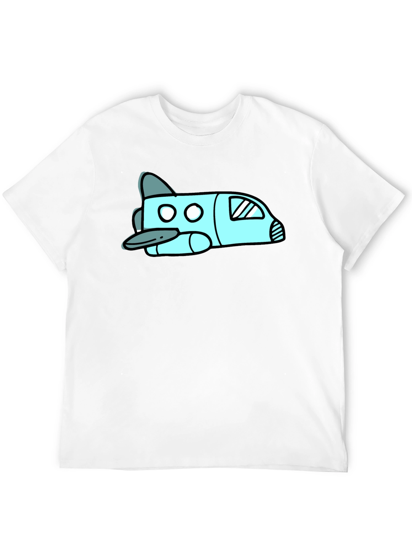 Futuristic Space Shuttle Graphic Tee
