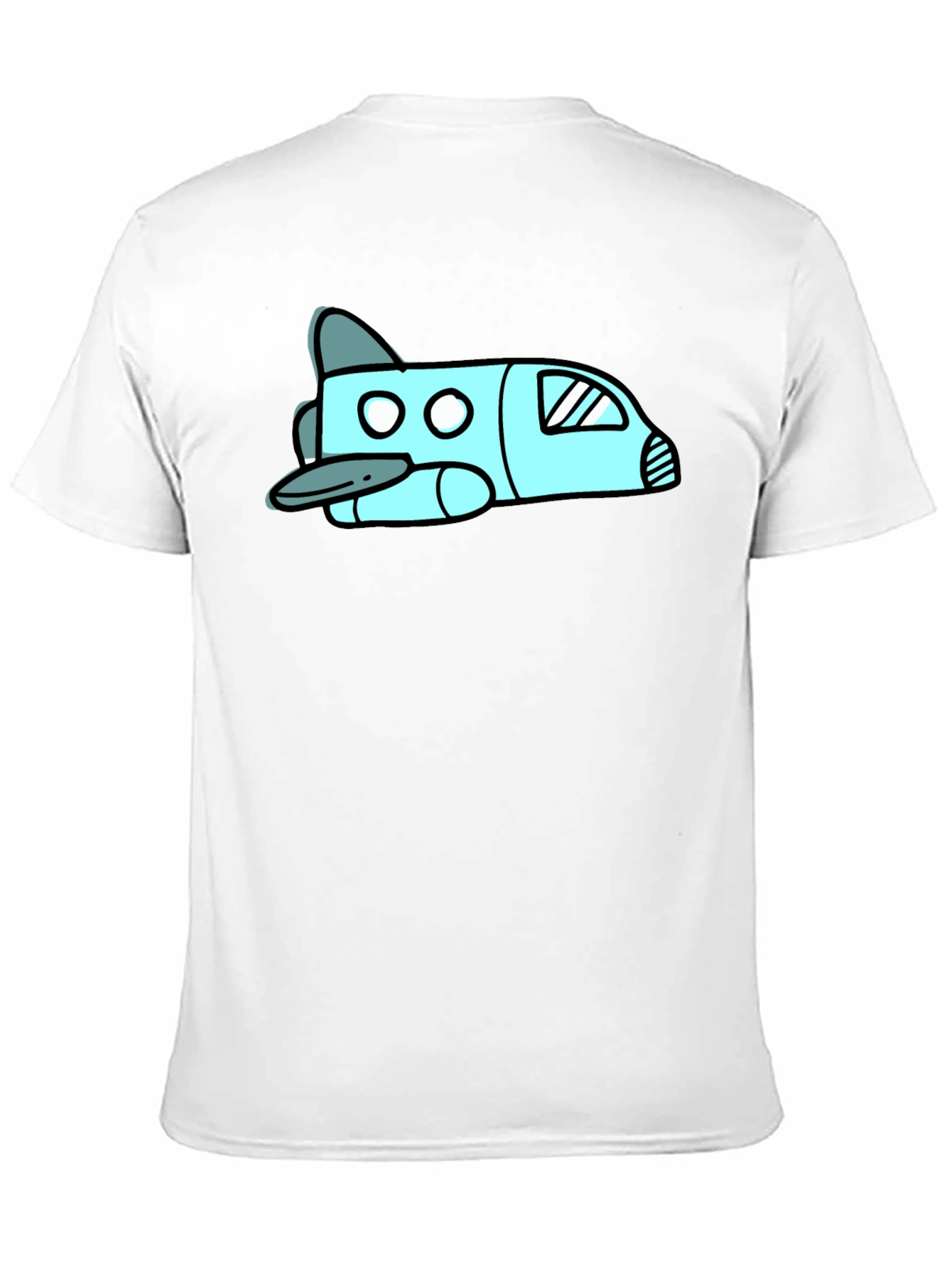 Futuristic Space Shuttle Graphic Tee