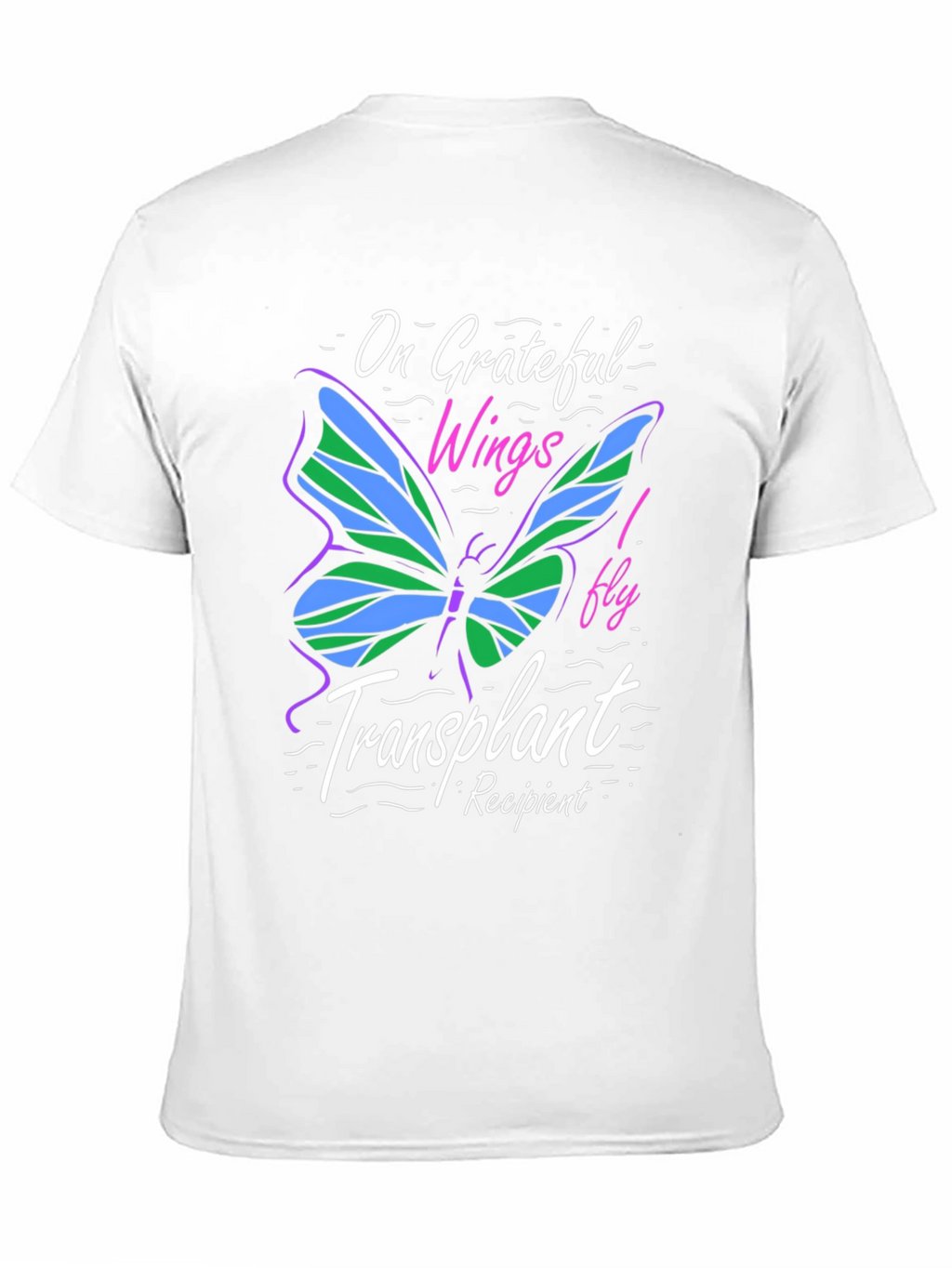 Grateful Wings Transplant Recipient T-Shirt