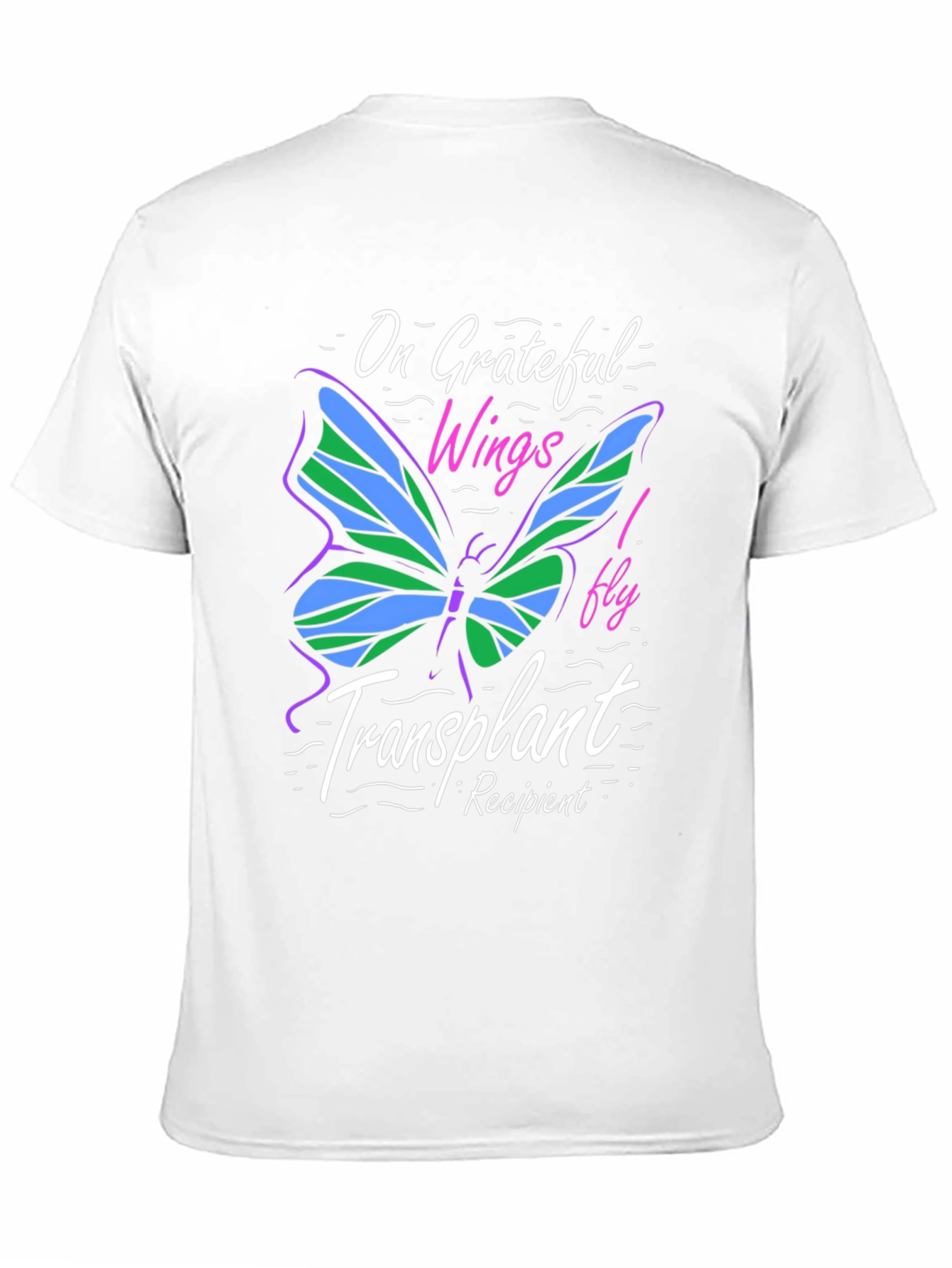 Grateful Wings Transplant Recipient T-Shirt