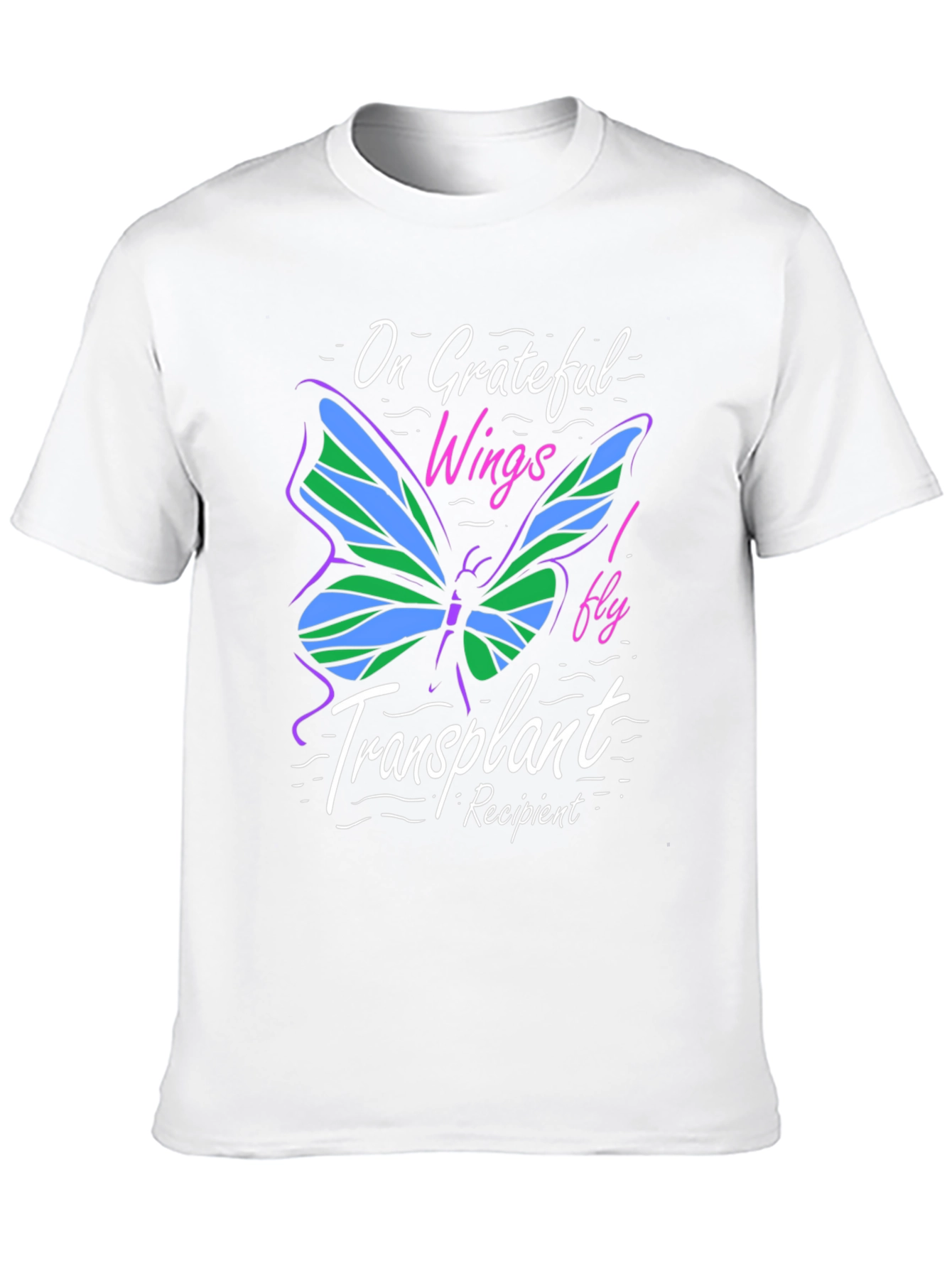 Grateful Wings Transplant Recipient T-Shirt