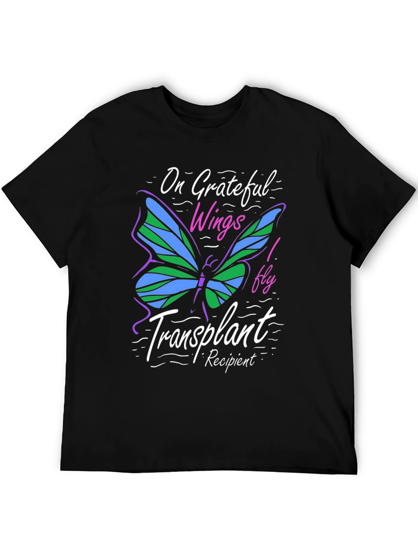 Grateful Wings Transplant Recipient T-Shirt