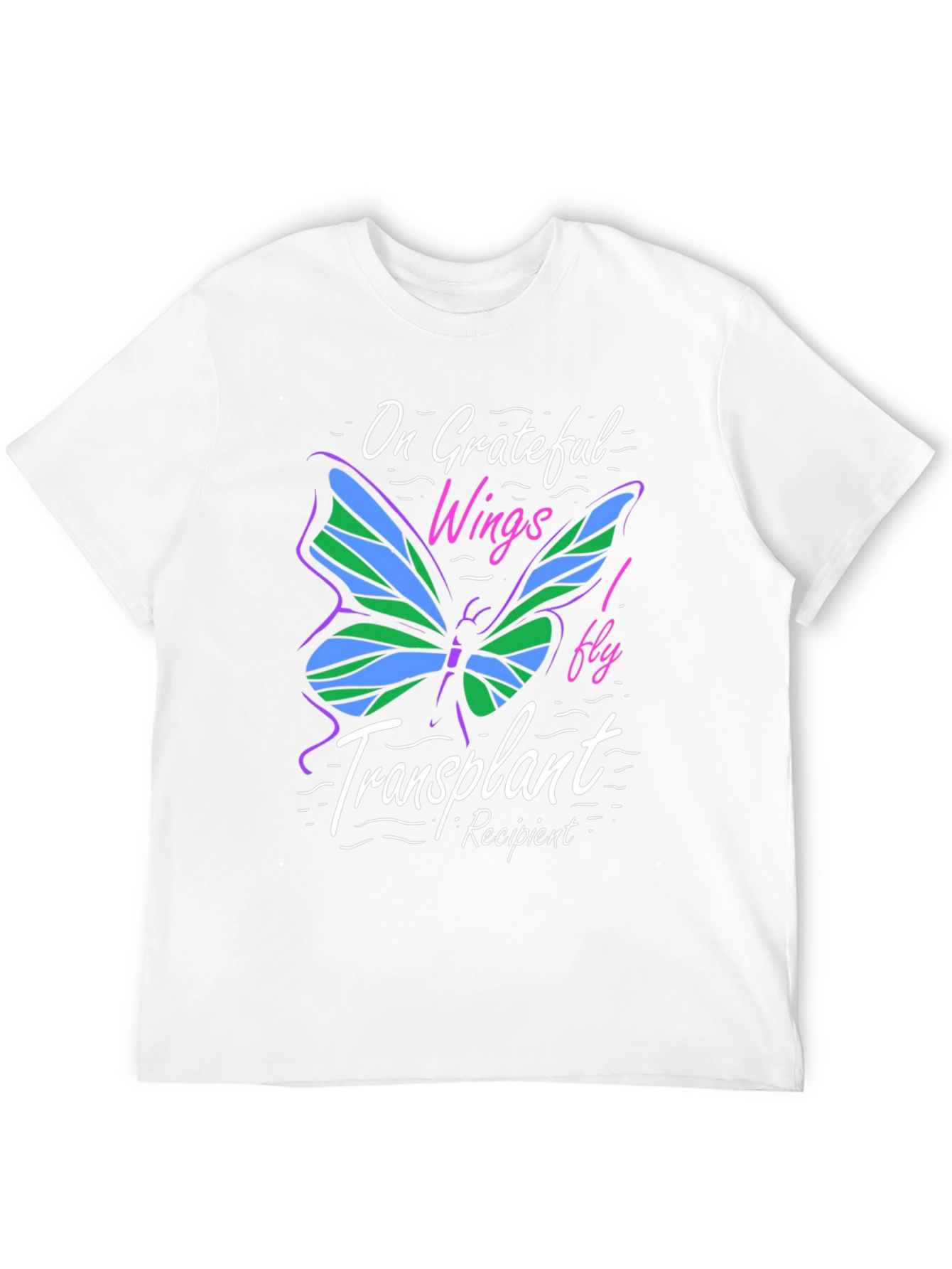 Grateful Wings Transplant Recipient T-Shirt