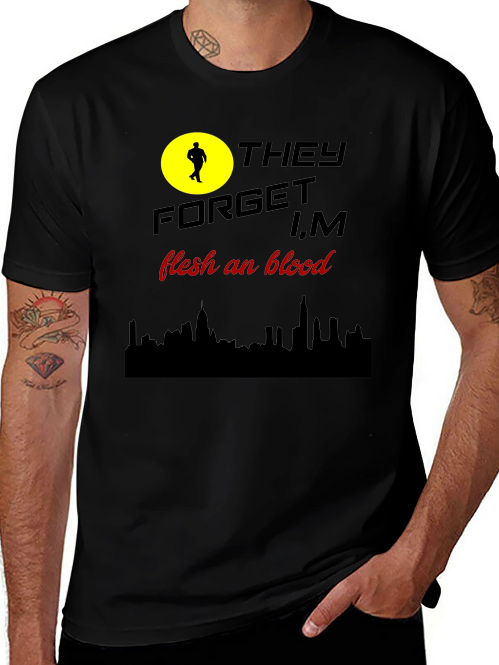 They Forget T-Shirt: Flesh and Blood