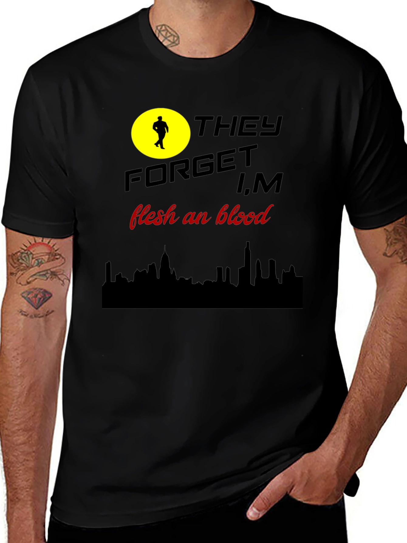 They Forget T-Shirt: Flesh and Blood