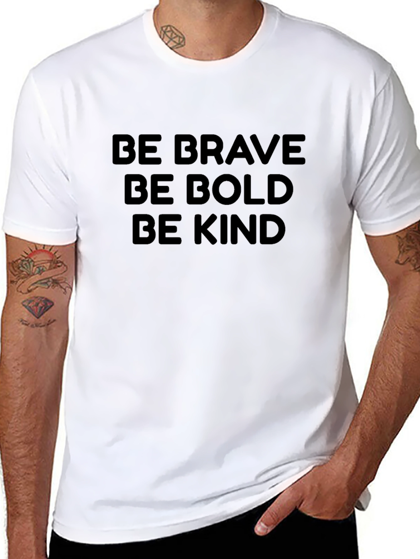 Be Brave Be Bold Be Kind Graphic T-Shirt