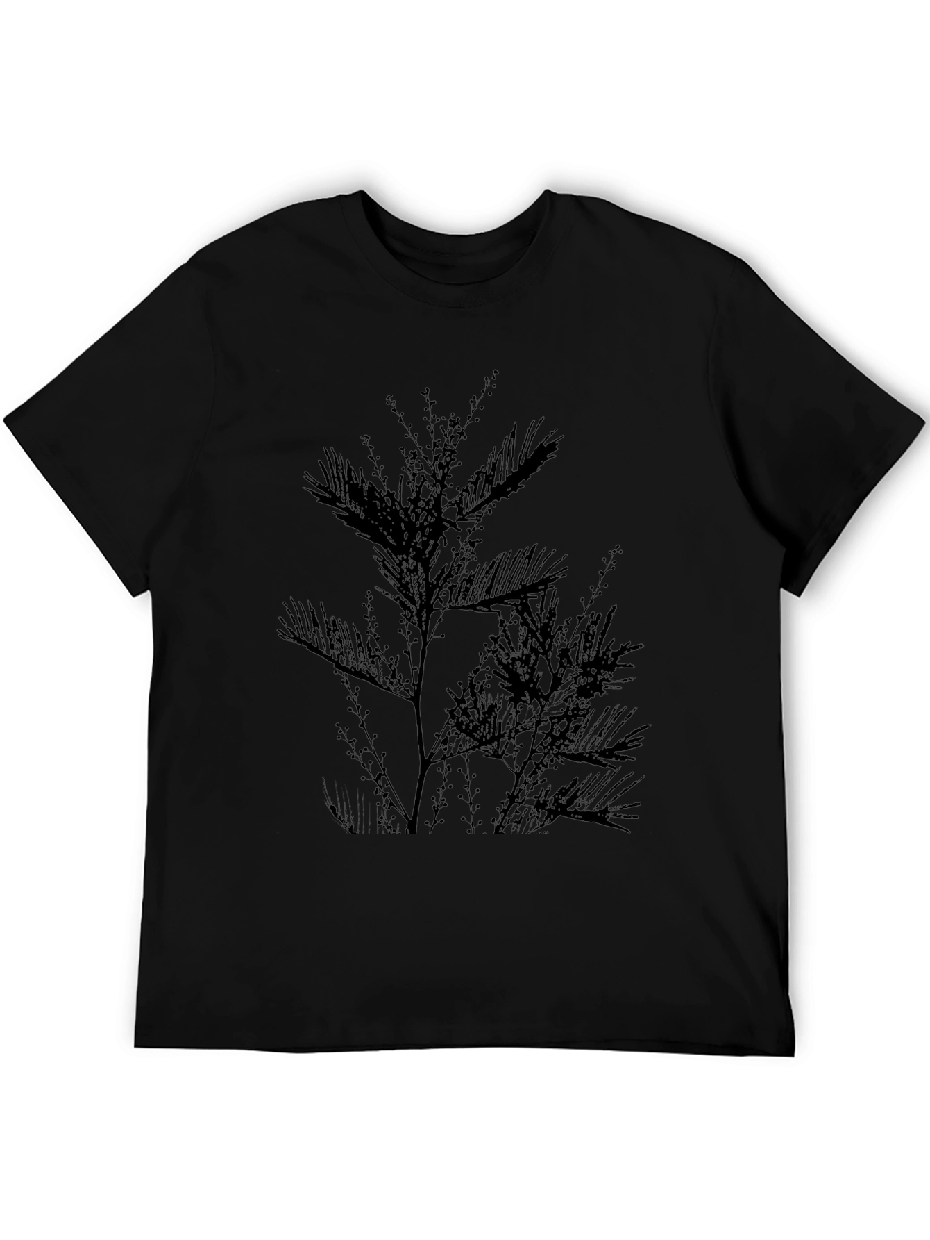 Black Tree Silhouette Graphic Tee