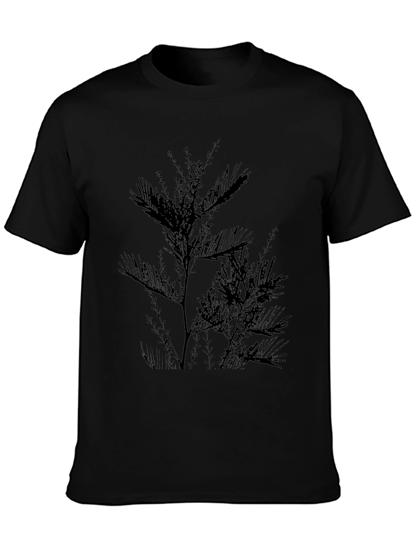 Black Tree Silhouette Graphic Tee