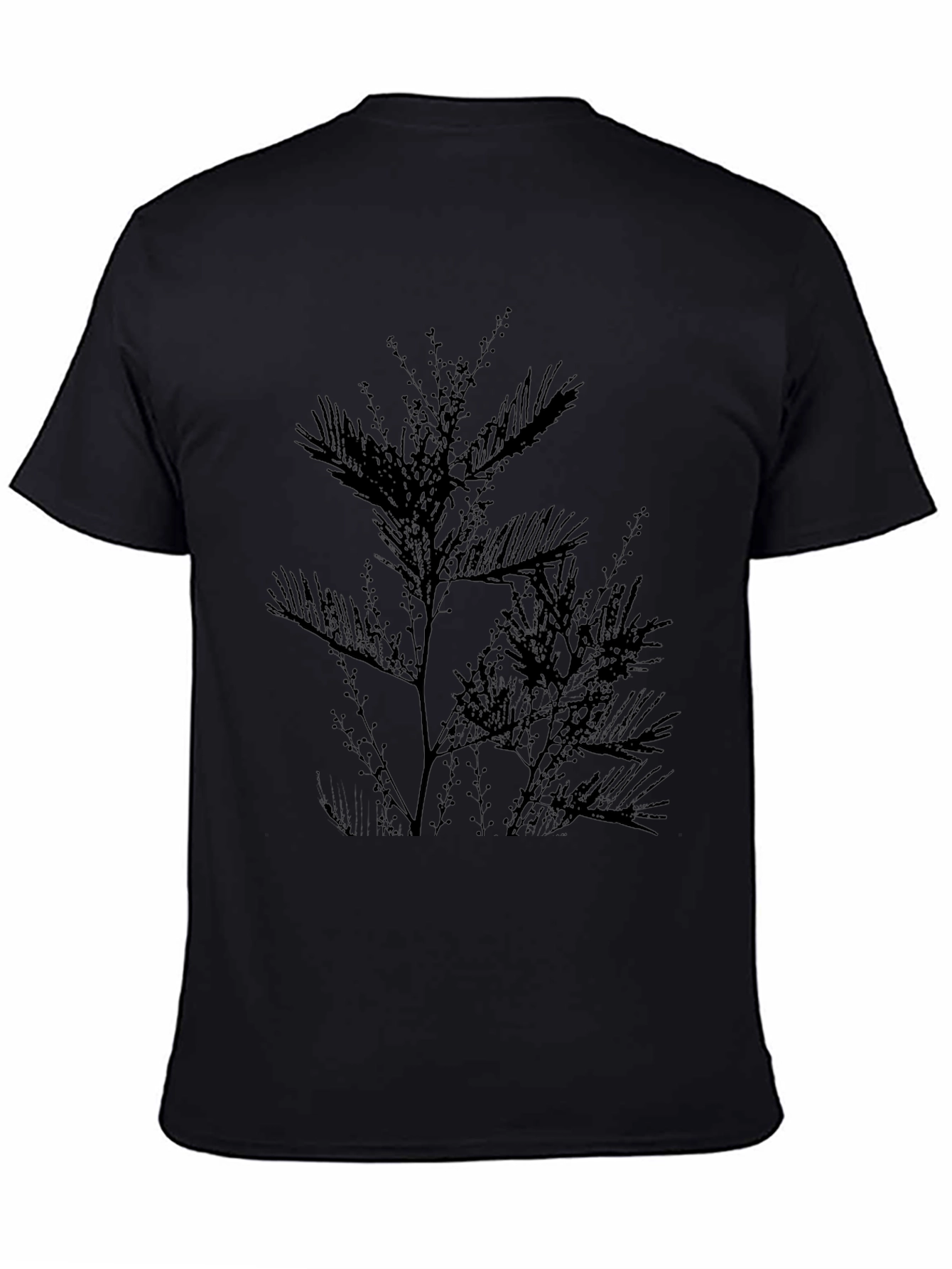 Black Tree Silhouette Graphic Tee