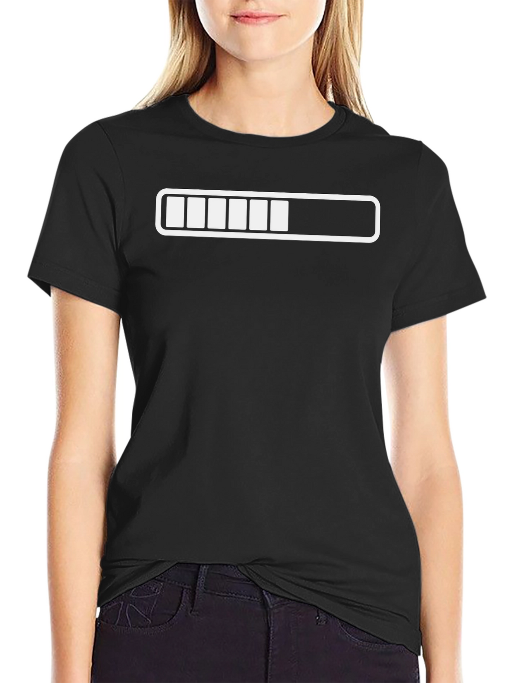 Loading Bar Graphic T-Shirt - Funny Progress Tee