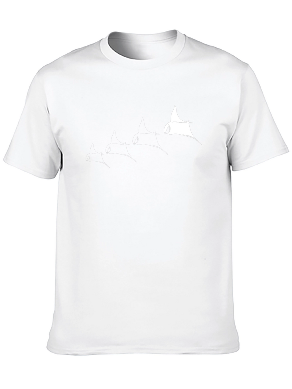 Manta Ray Graphic Tee - Cool Black T-Shirt