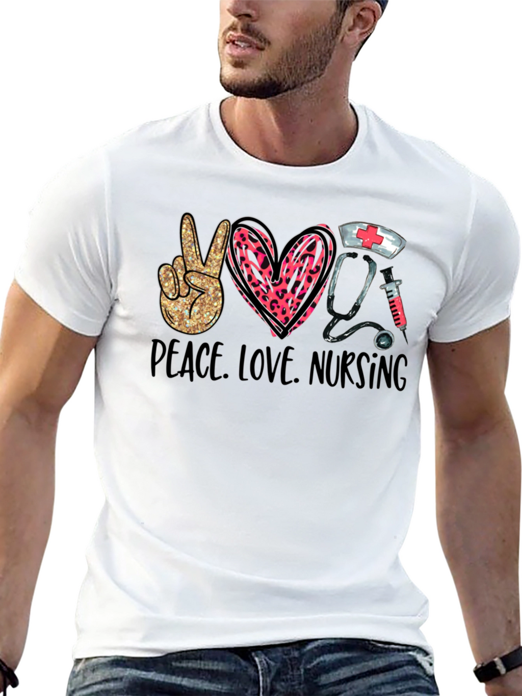 Peace Love Nursing T-Shirt
