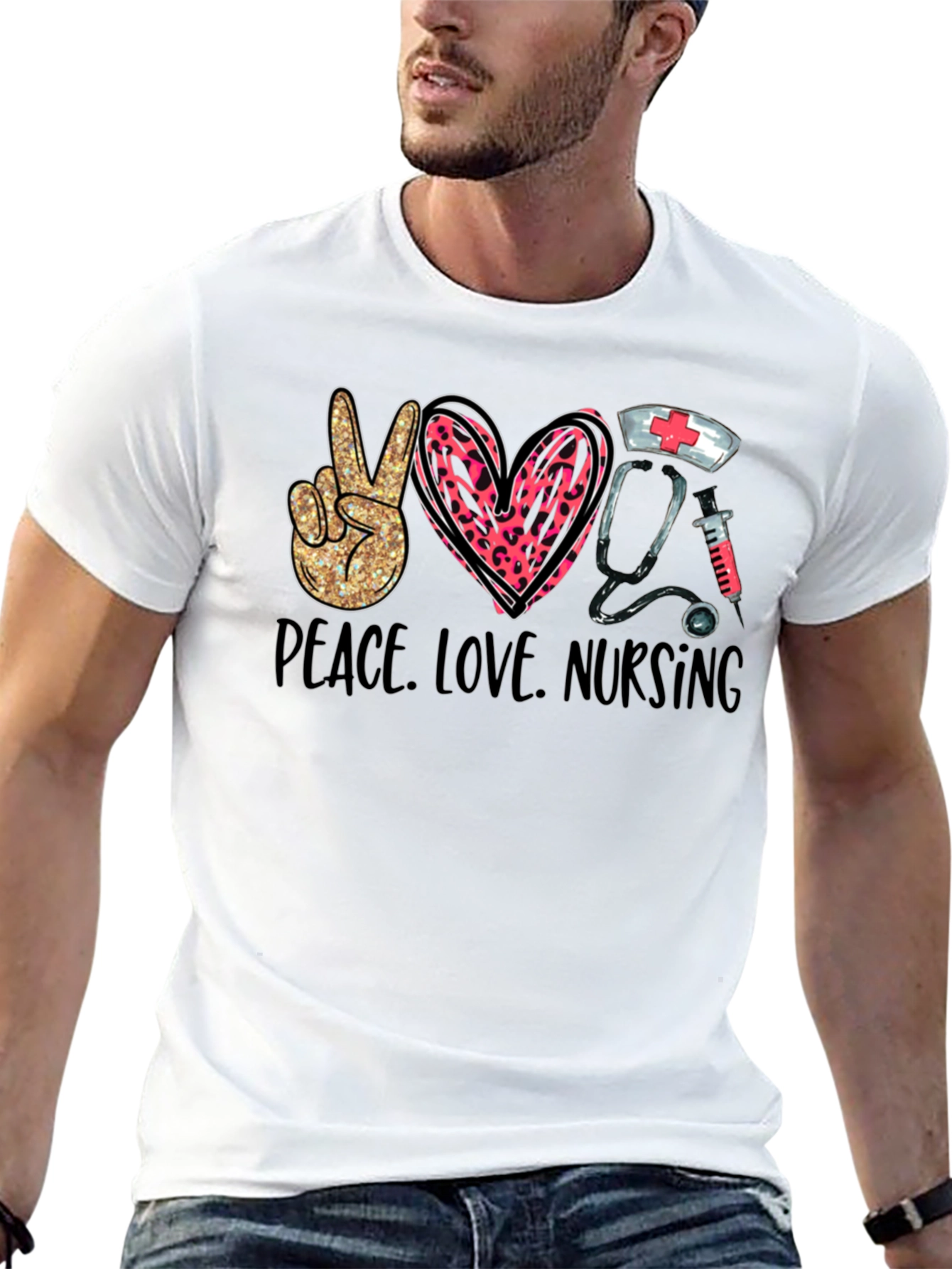 Peace Love Nursing T-Shirt