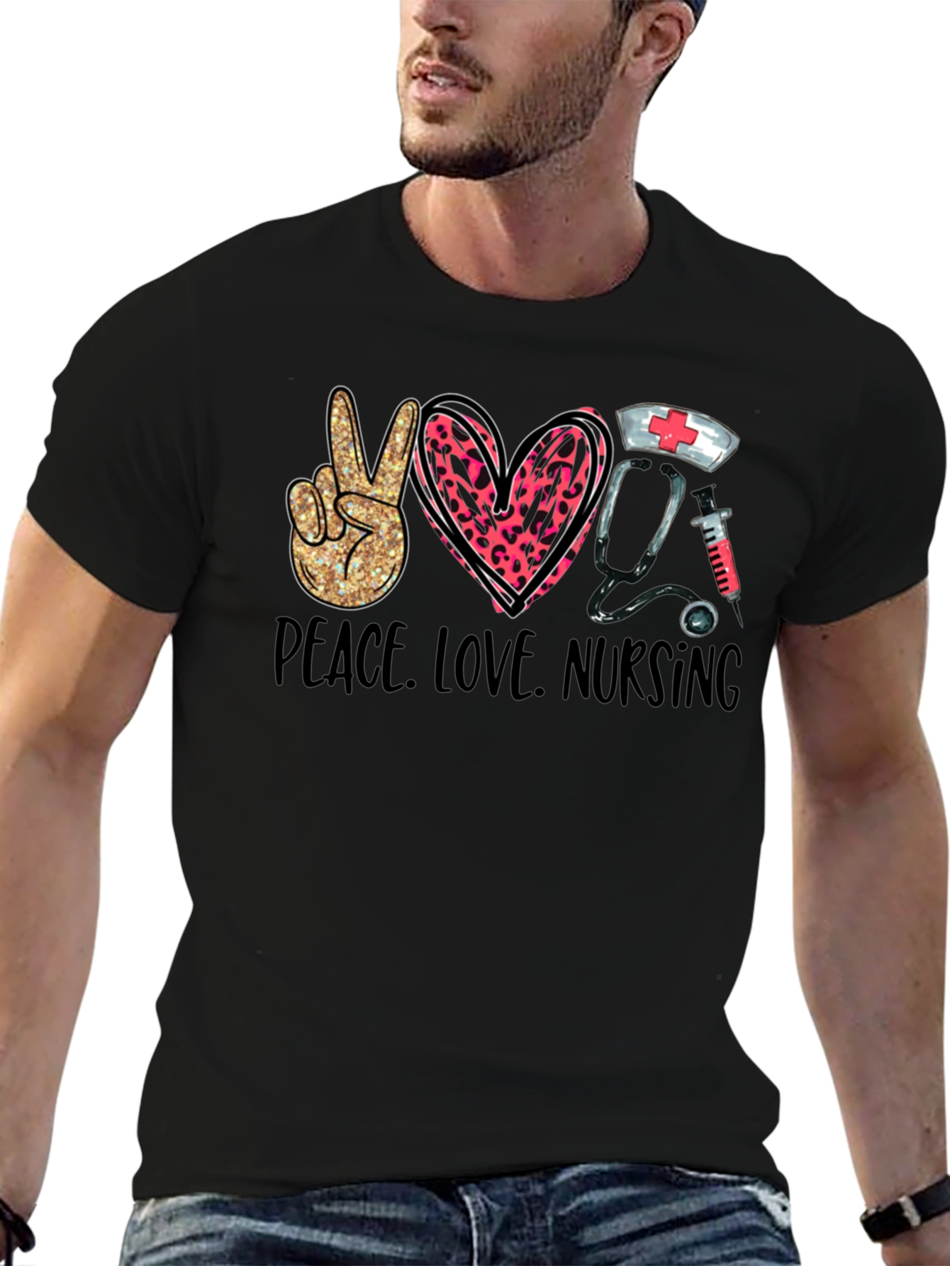 Peace Love Nursing T-Shirt