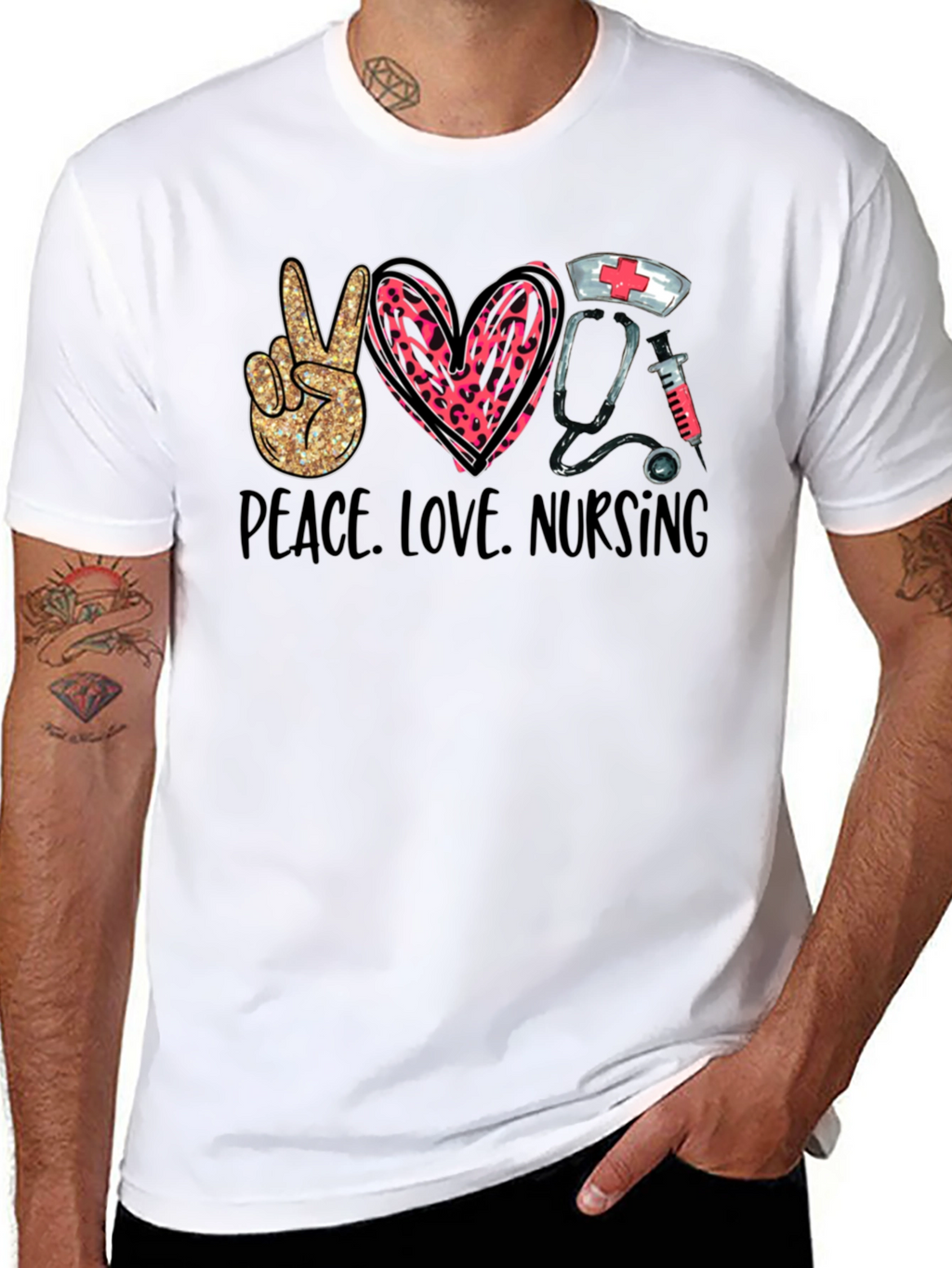 Peace Love Nursing T-Shirt