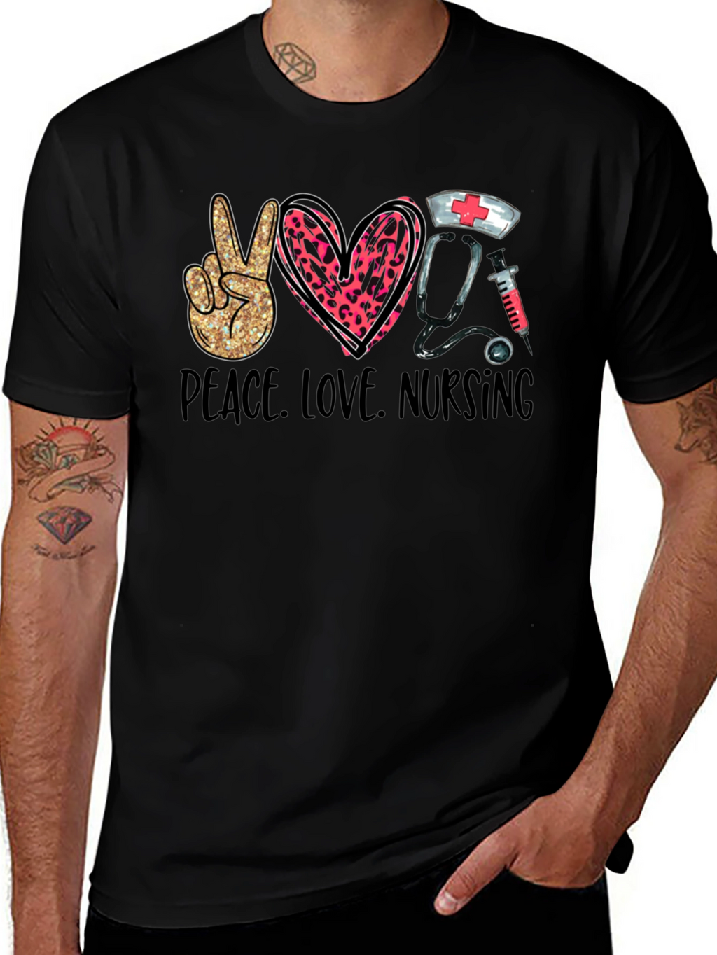 Peace Love Nursing T-Shirt
