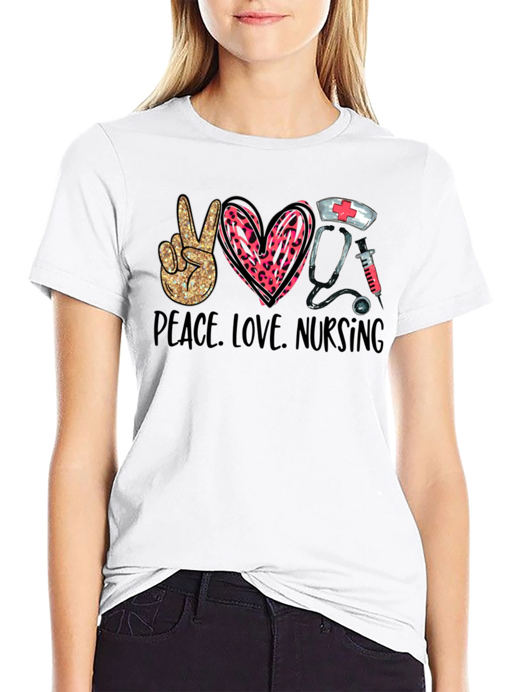 Peace Love Nursing T-Shirt