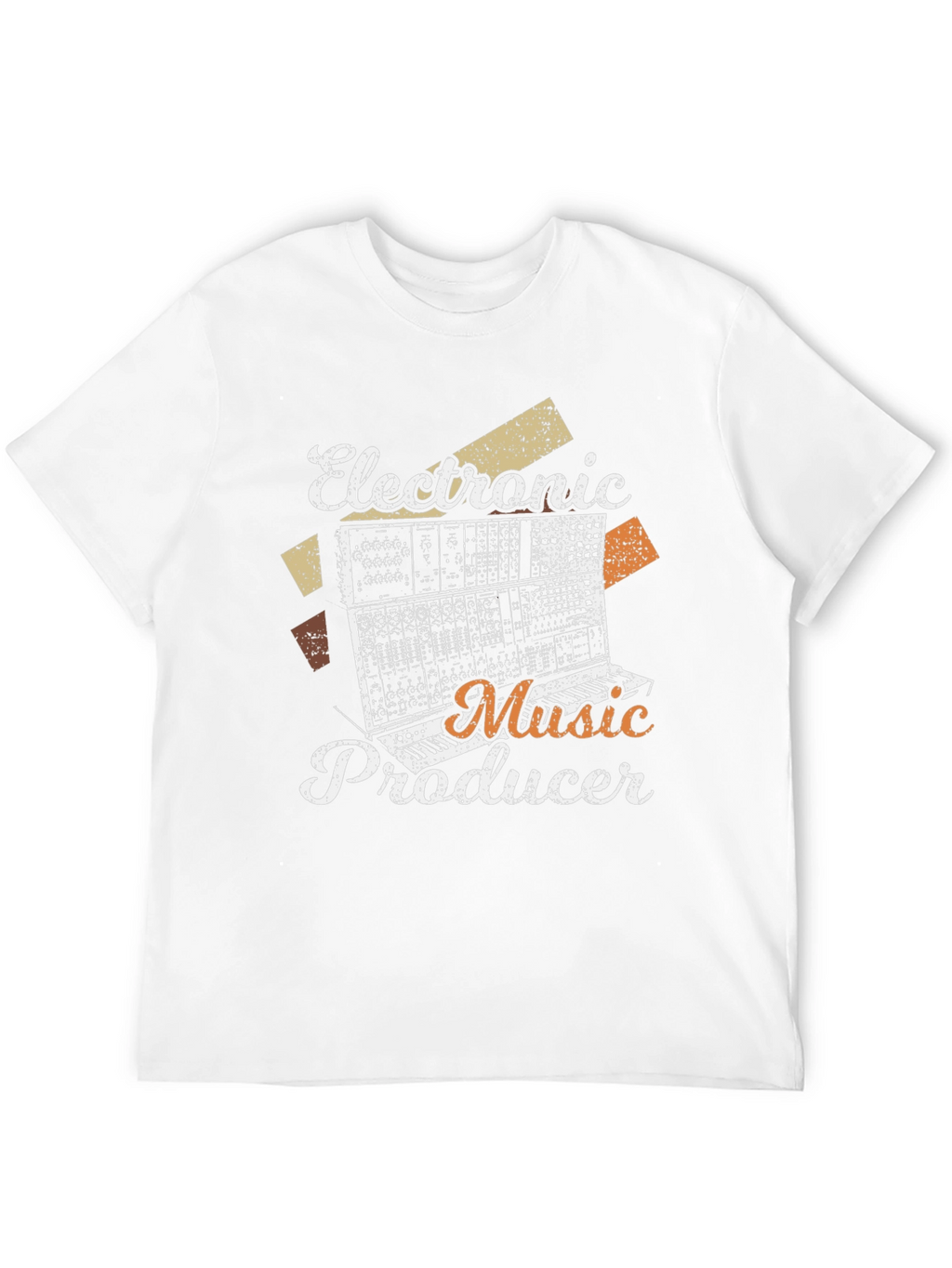 Electronic Music Producer T-Shirt Retro Synth Tee